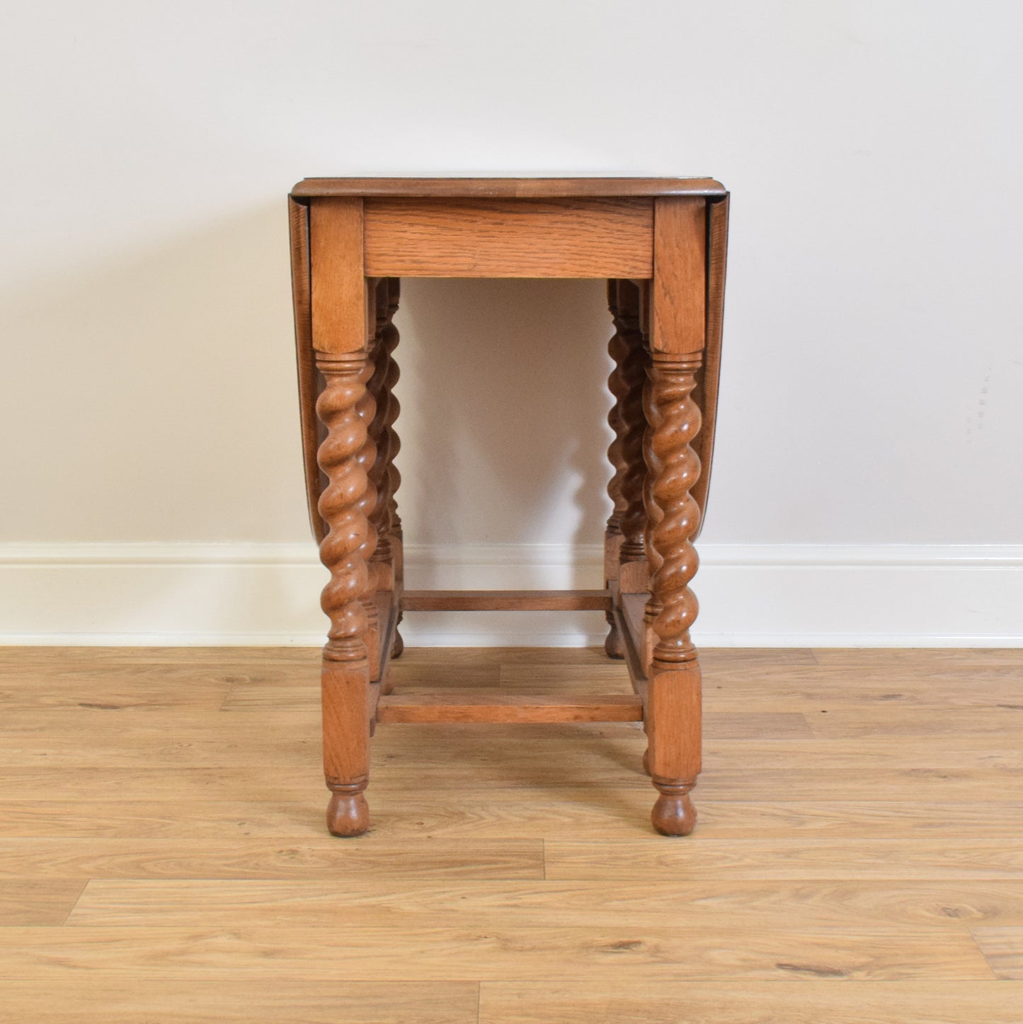 Restored Draw Leaf Table and Four Chairs