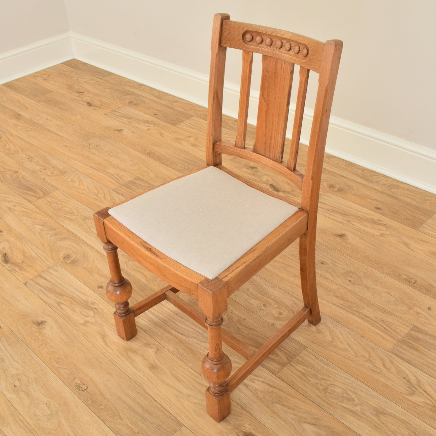Restored Draw Leaf Table and Four Chairs
