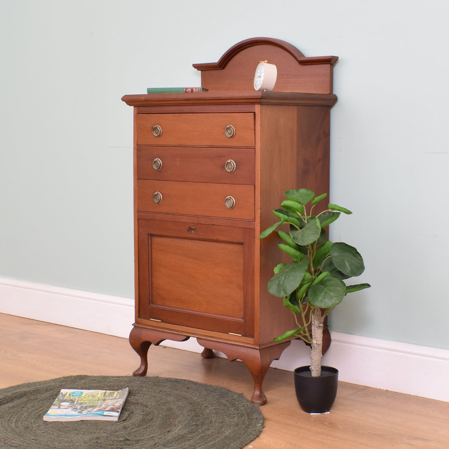 Mahogany Sheet Music Cabinet