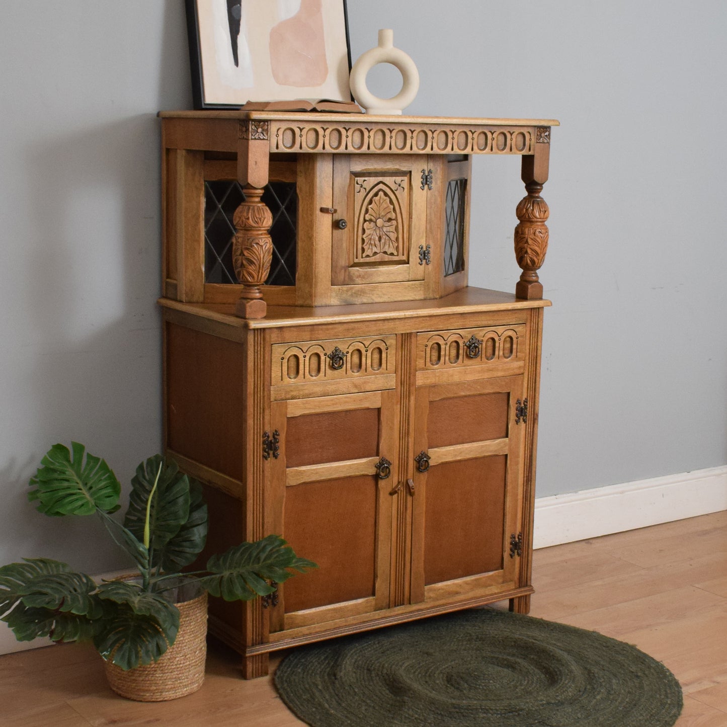 Small Vintage Court Cabinet