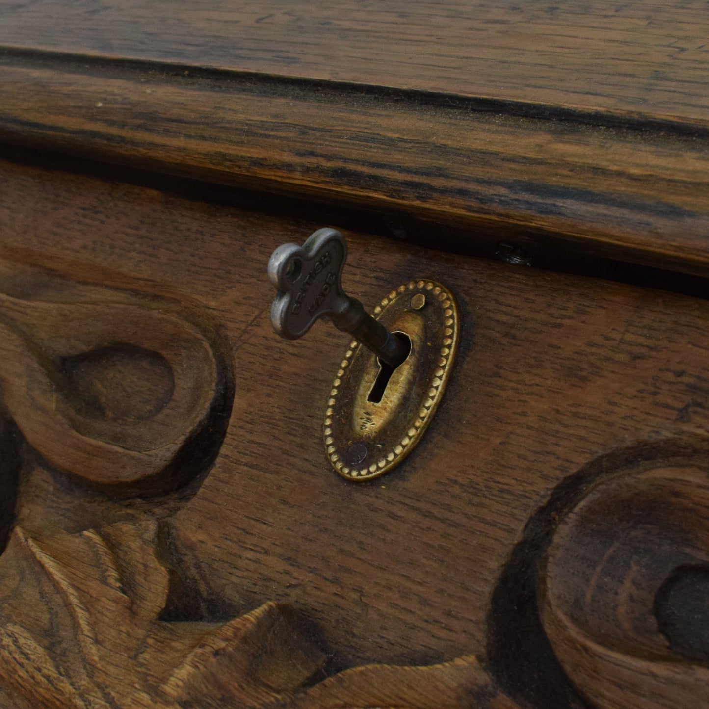 Antique Oak Bureau