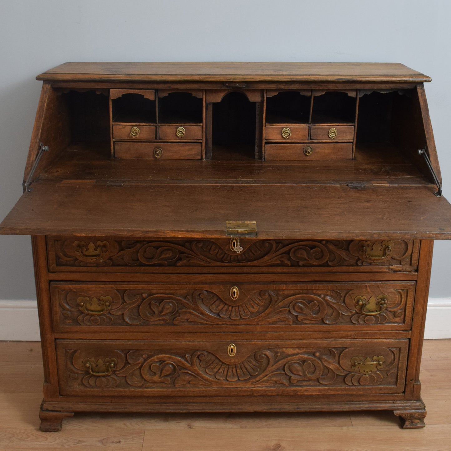 Antique Oak Bureau