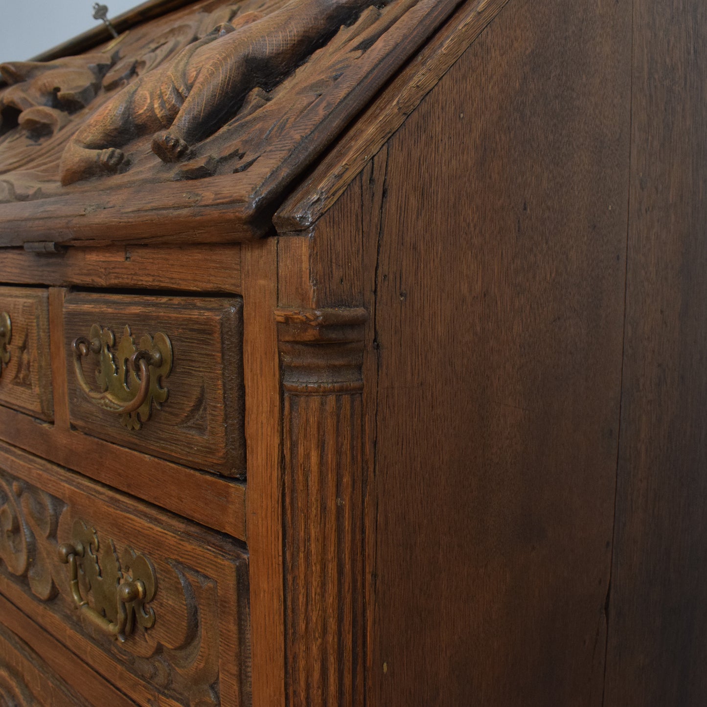 Antique Oak Bureau