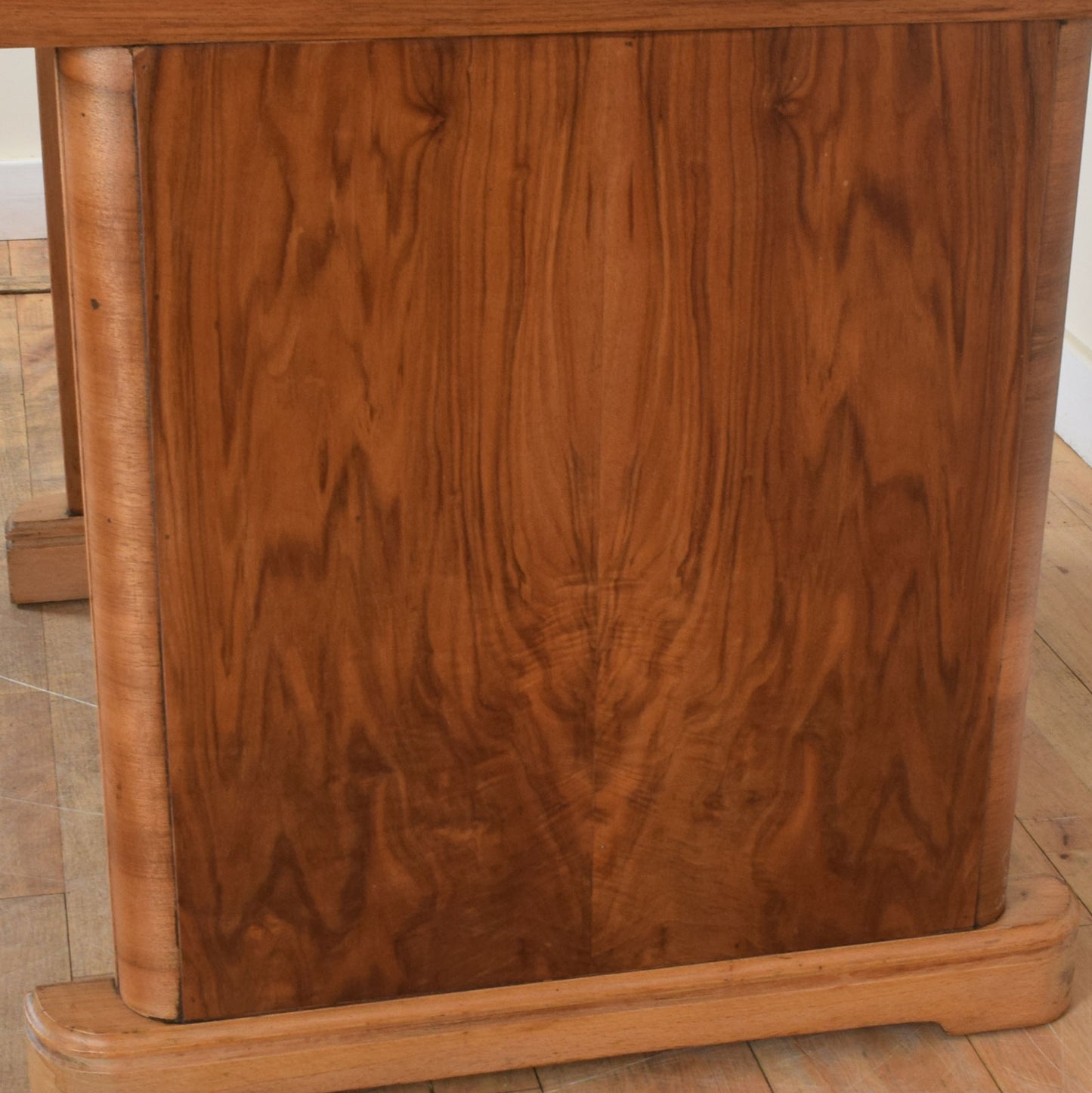 Walnut Draw-Leaf Table and Six
