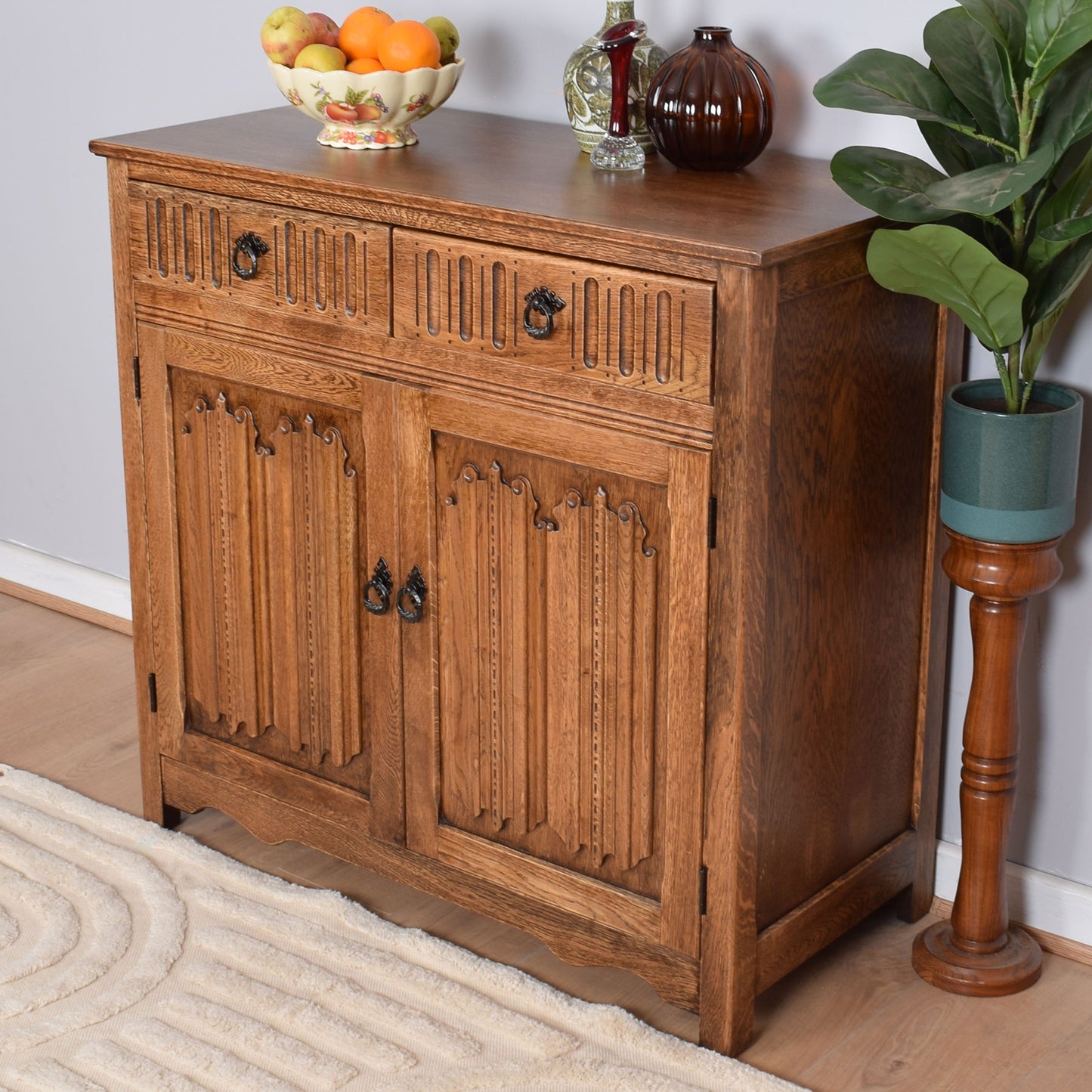 Restored Oak Sideboard