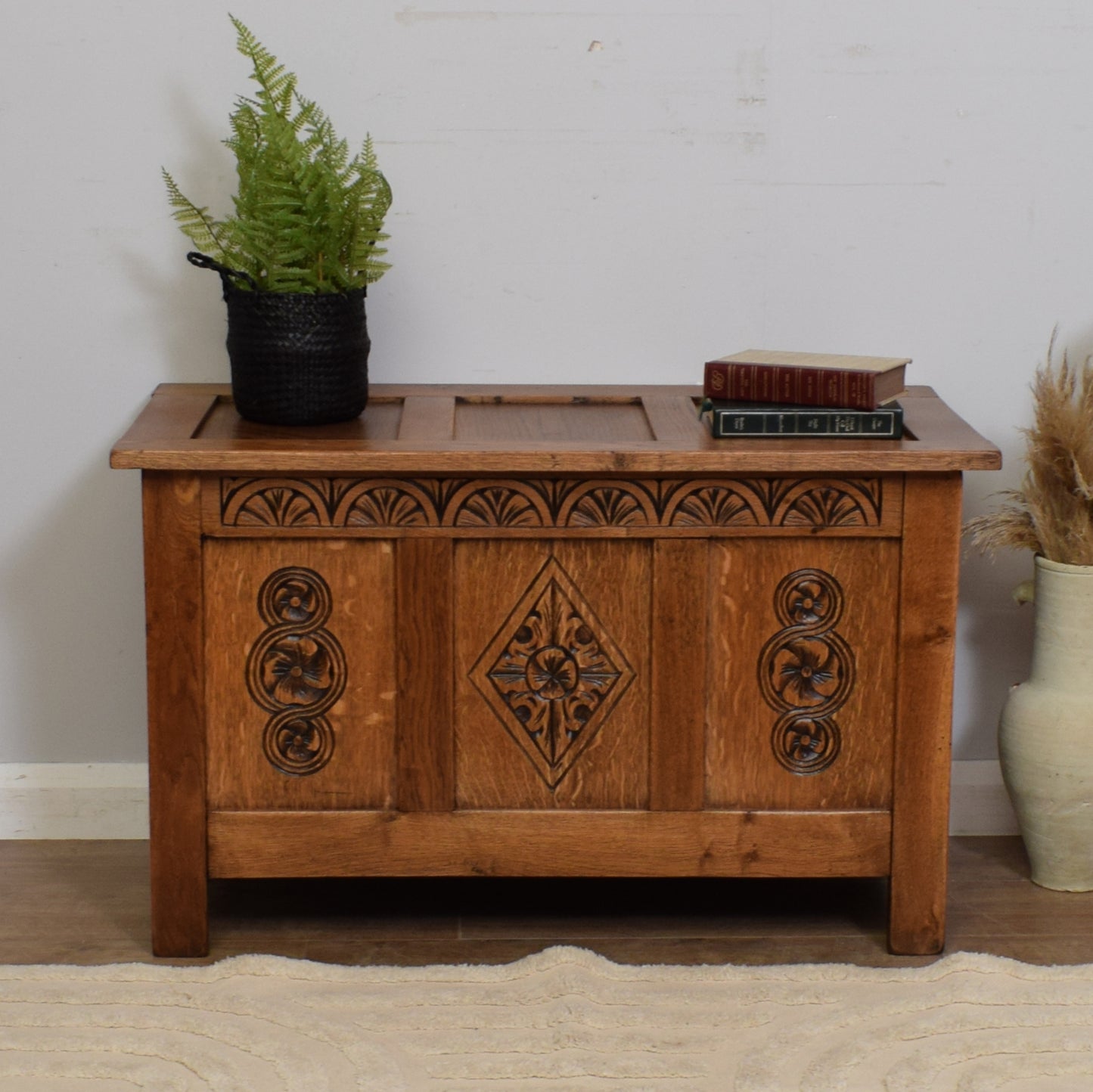 Restored Oak Blanket Box