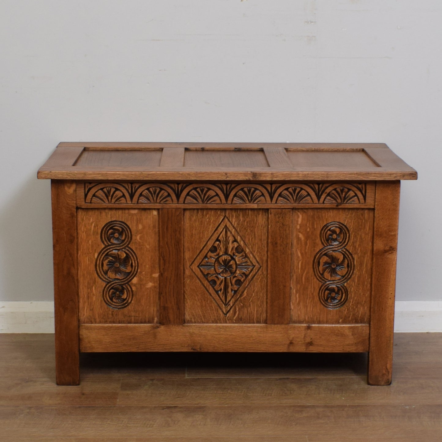 Restored Oak Blanket Box