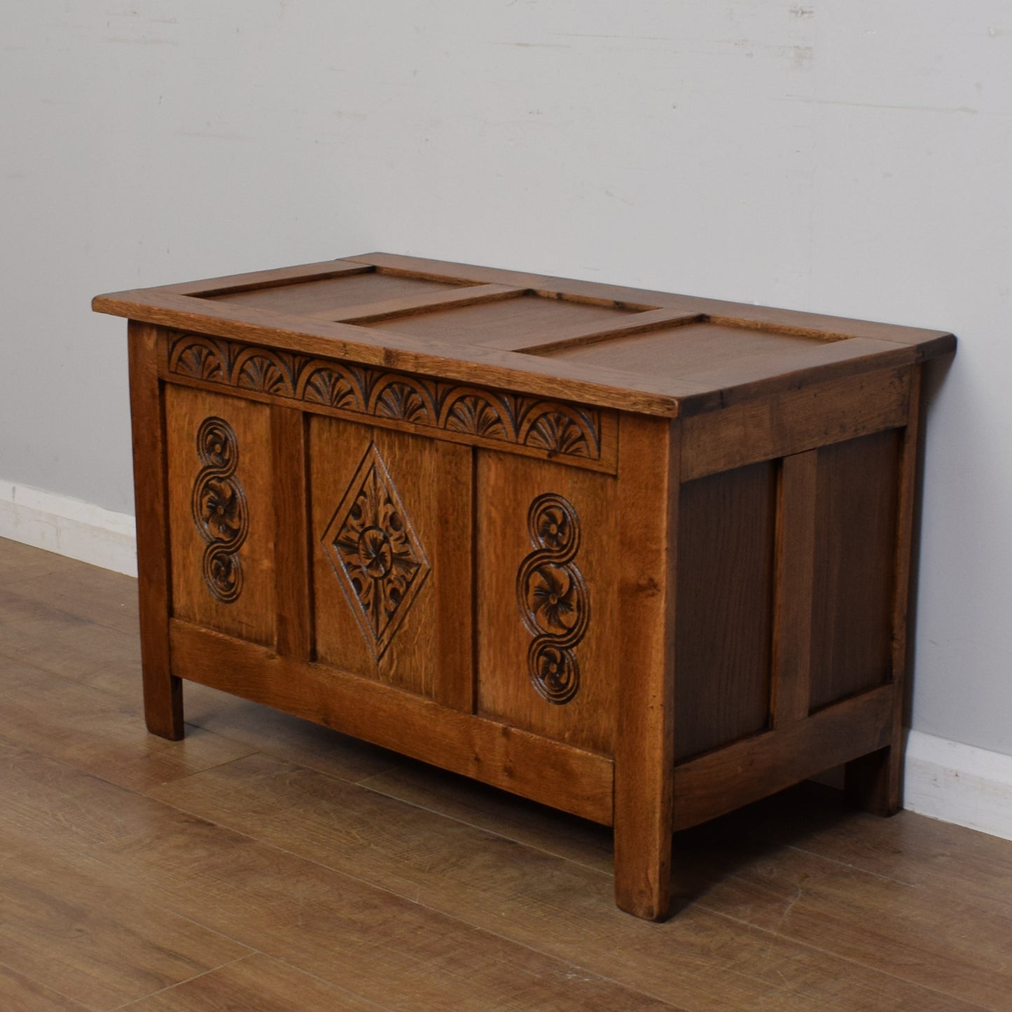 Restored Oak Blanket Box