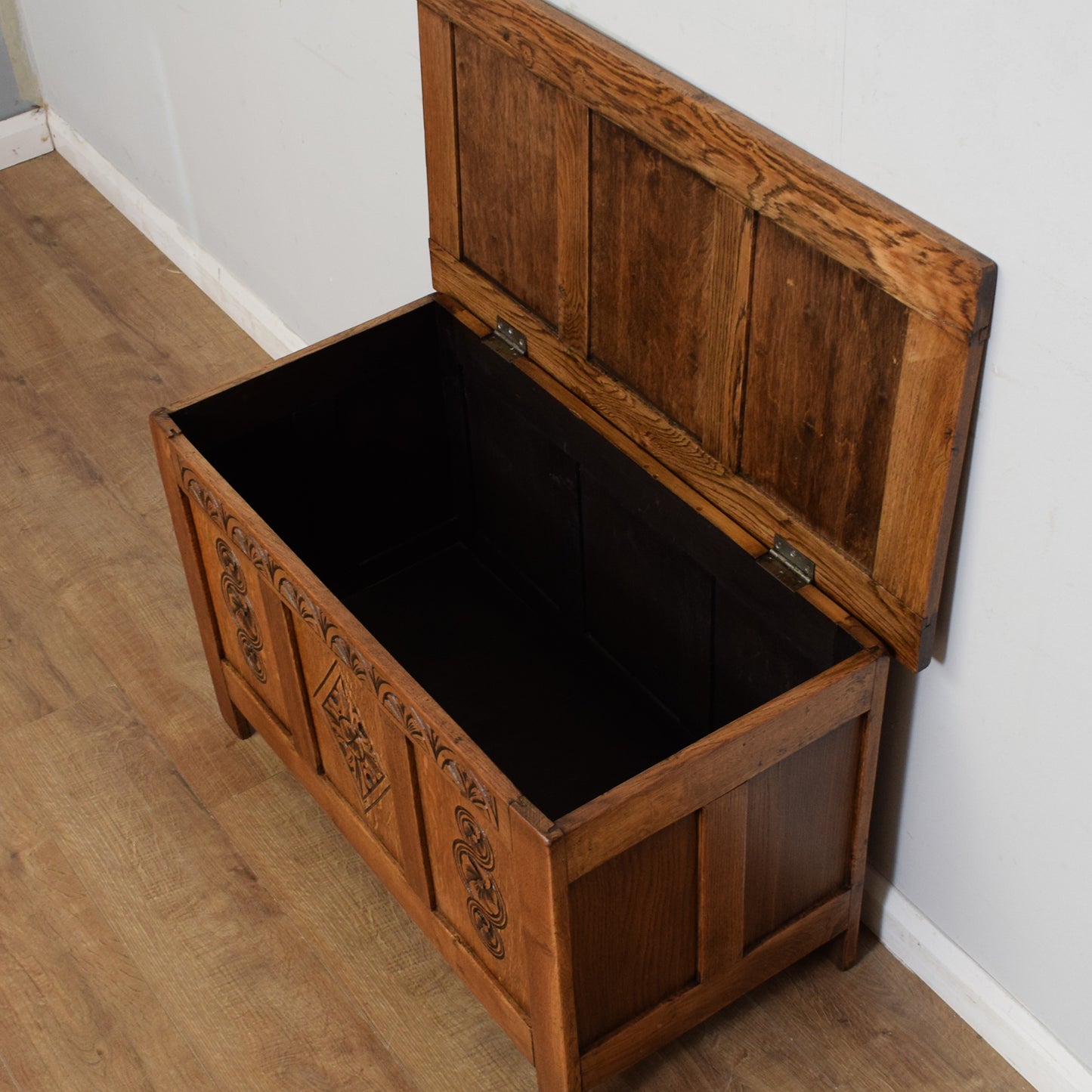 Restored Oak Blanket Box