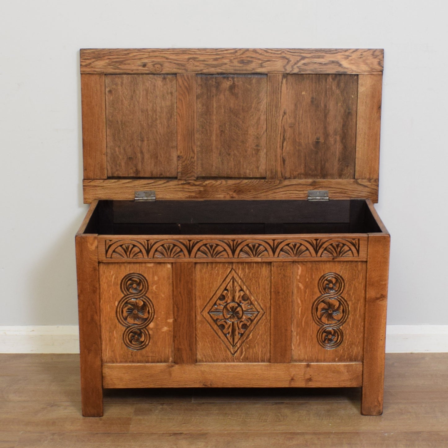 Restored Oak Blanket Box