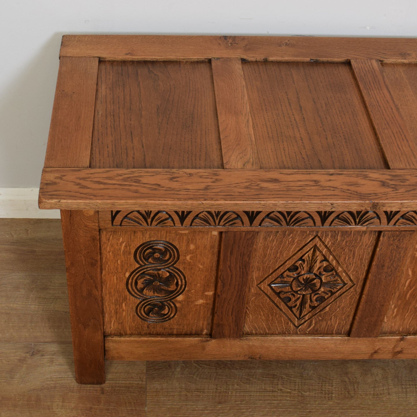 Restored Oak Blanket Box