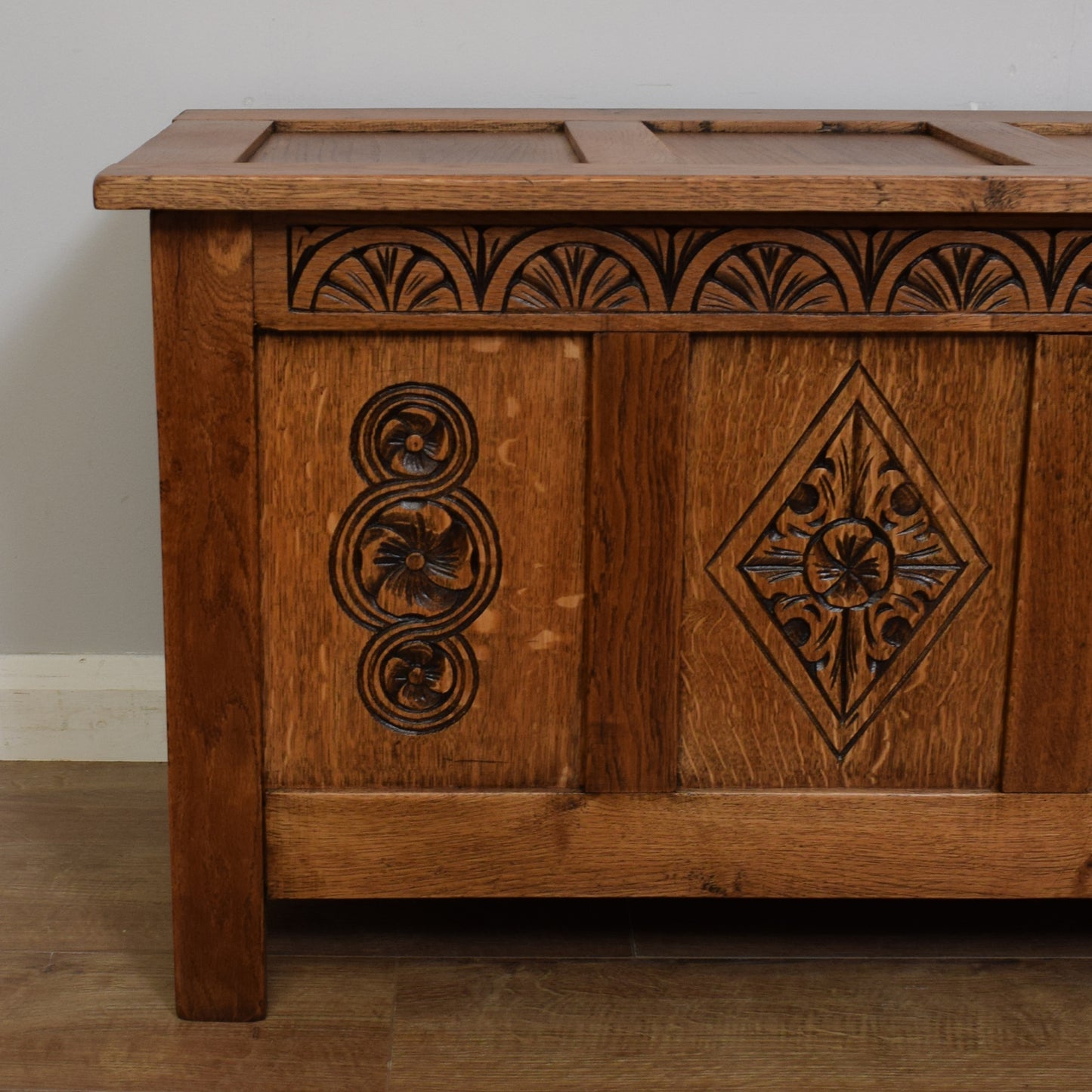 Restored Oak Blanket Box