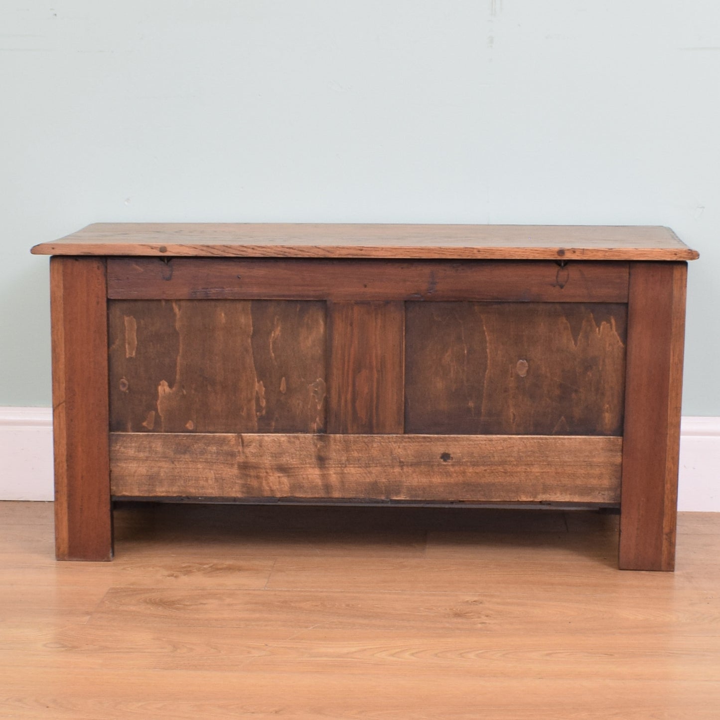 Carved Oak Blanket Box