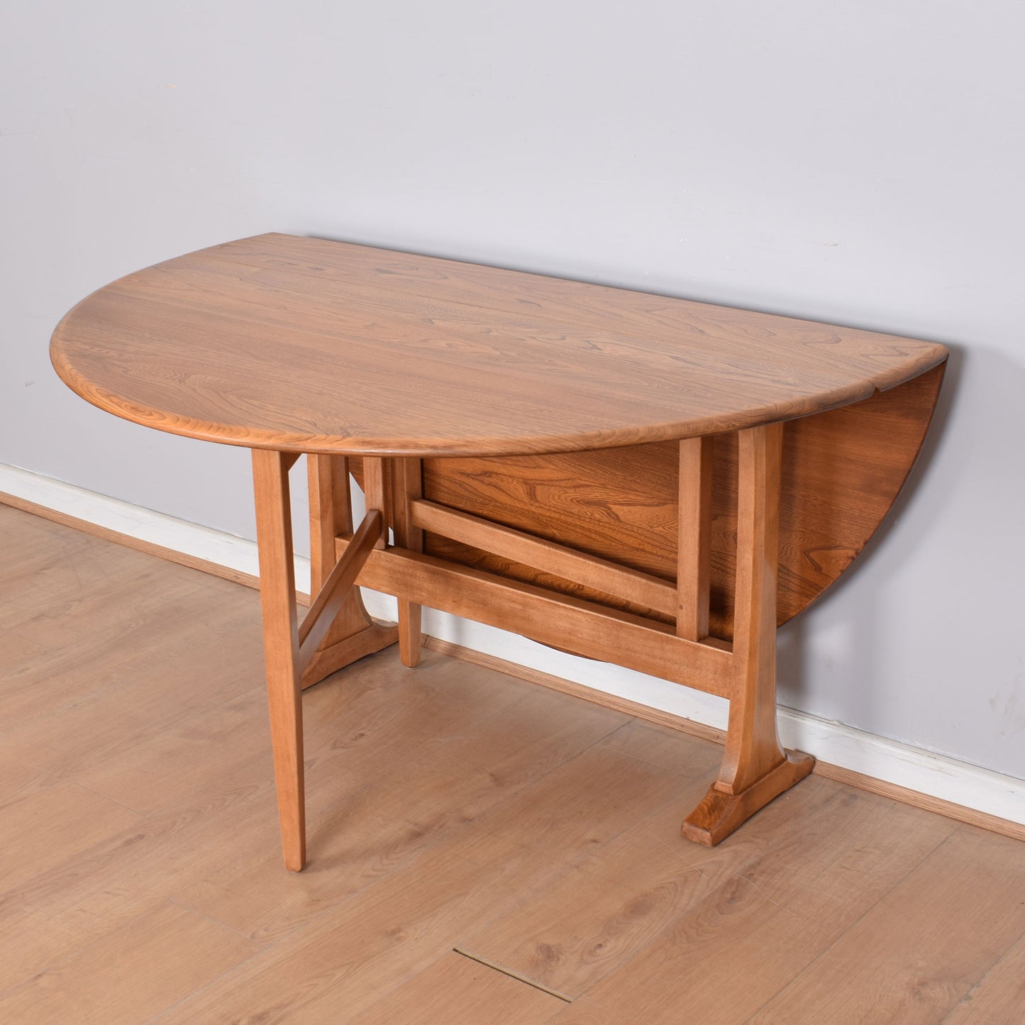 Restored Ercol Dining Table with Four Chairs