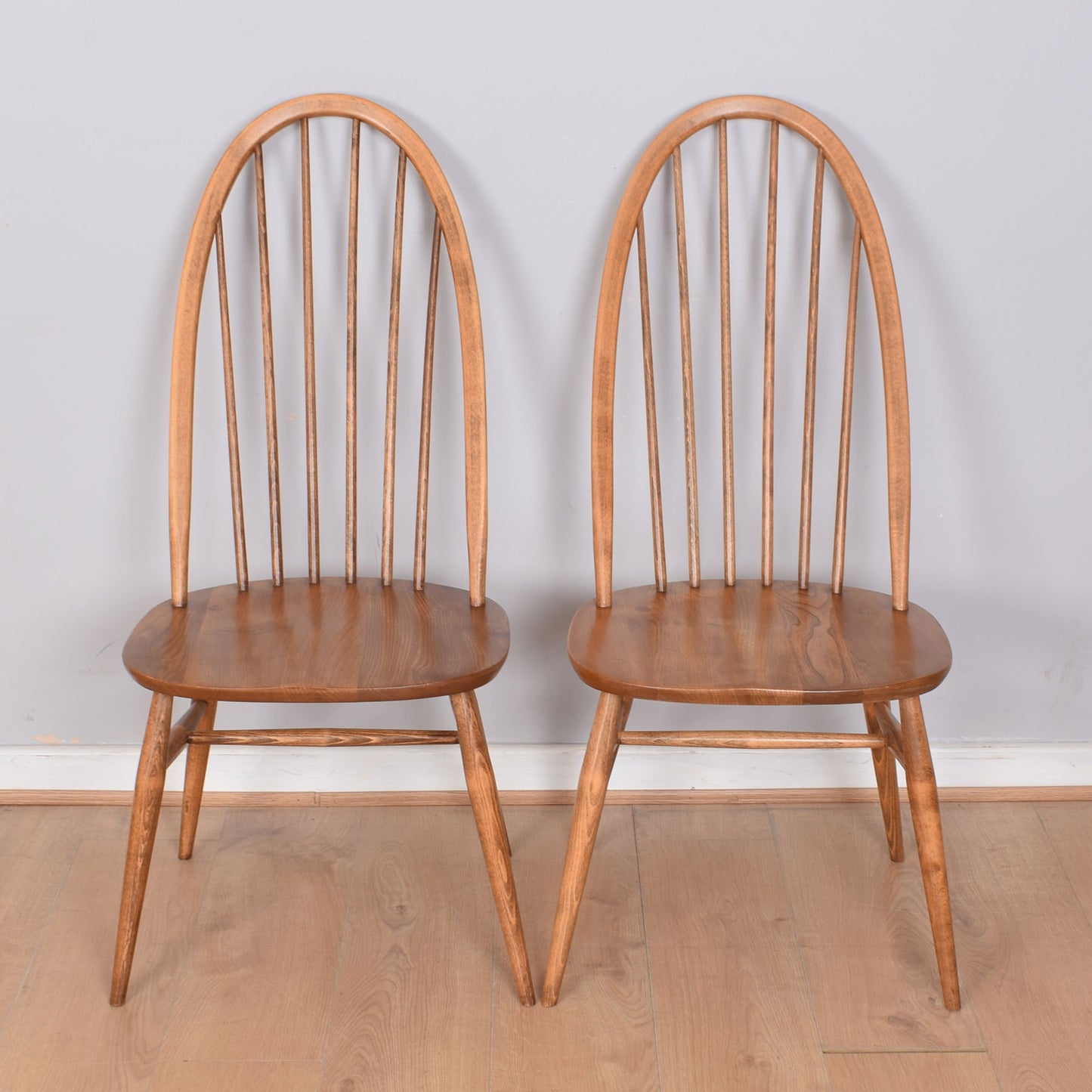 Restored Ercol Dining Table with Four Chairs