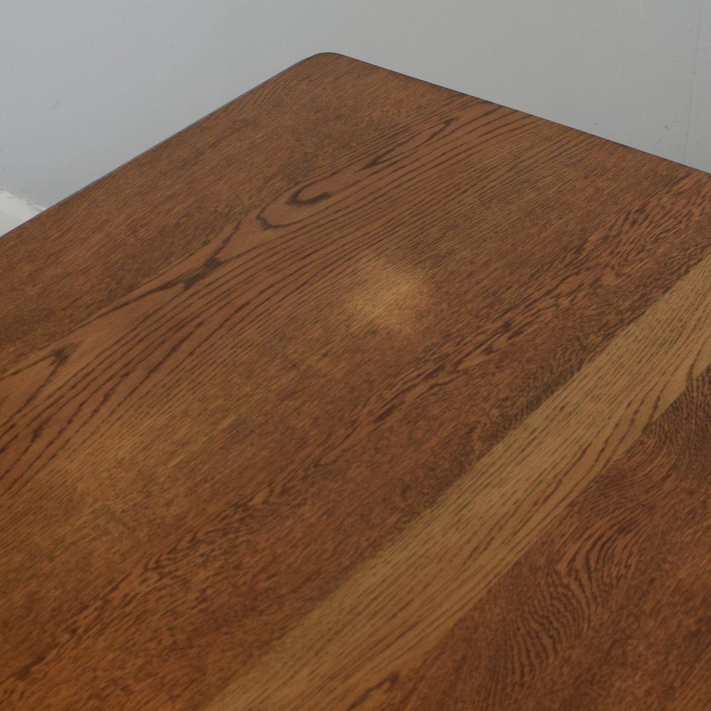 Oak Drop-Leaf Table & Four Chairs
