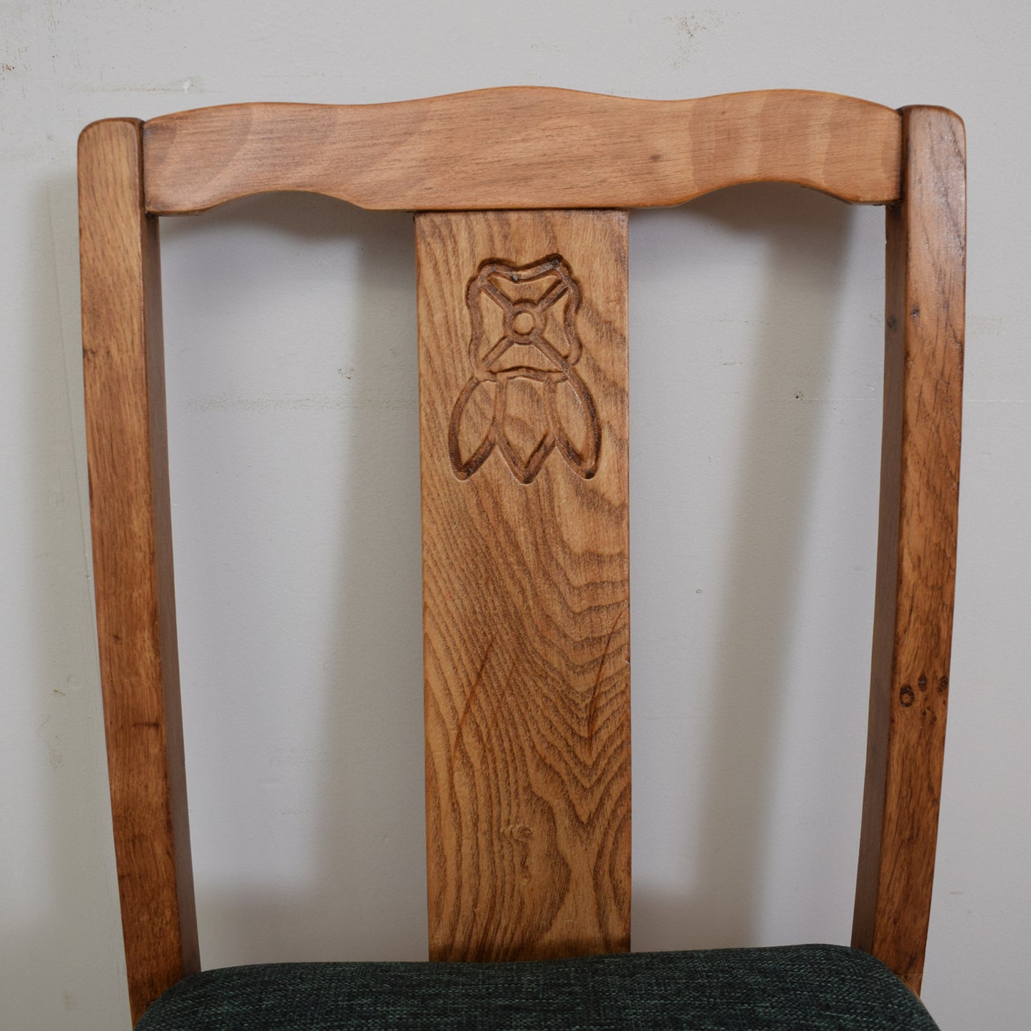 Oak Drop-Leaf Table & Four Chairs