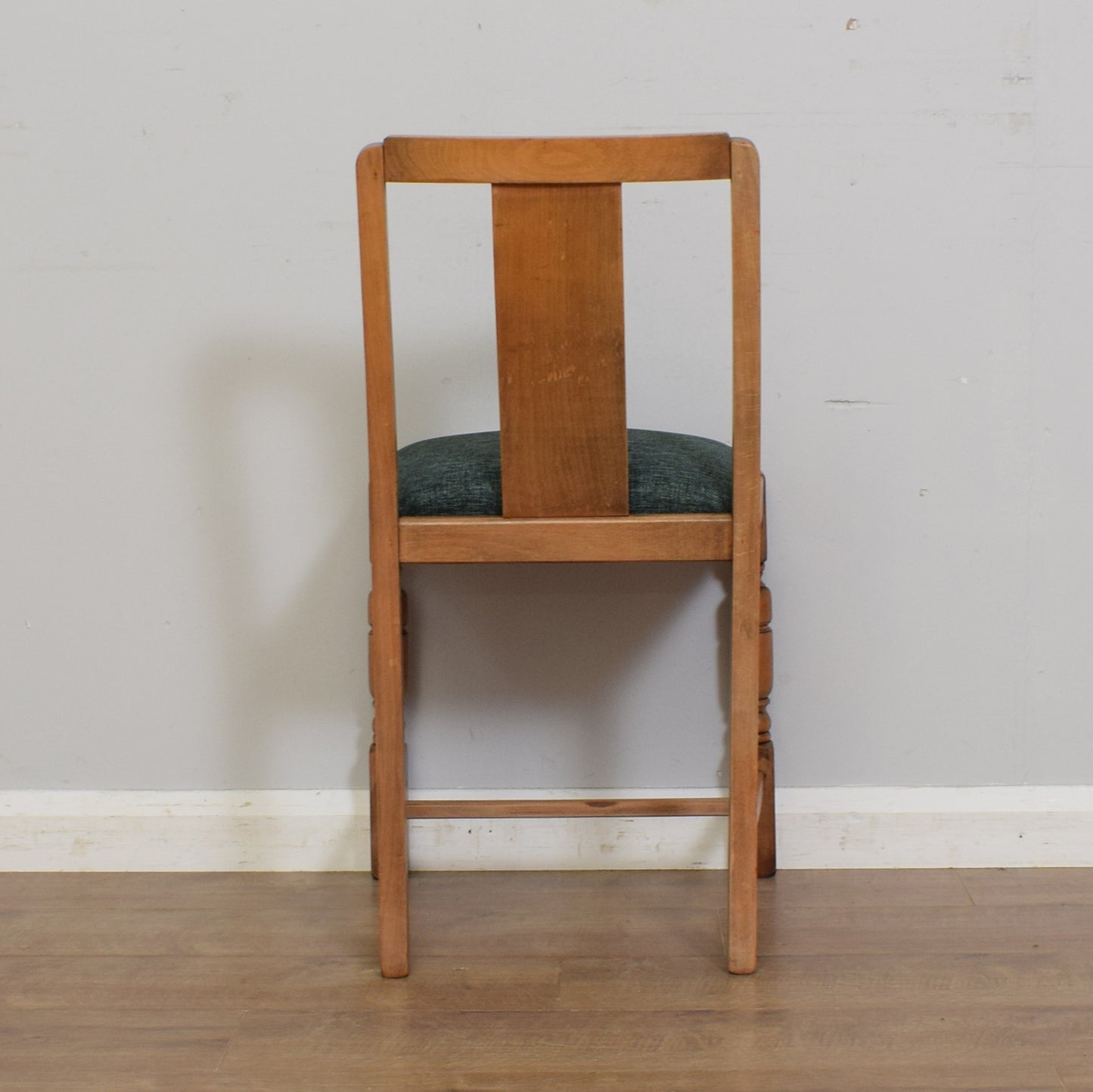 Oak Drop-Leaf Table & Four Chairs