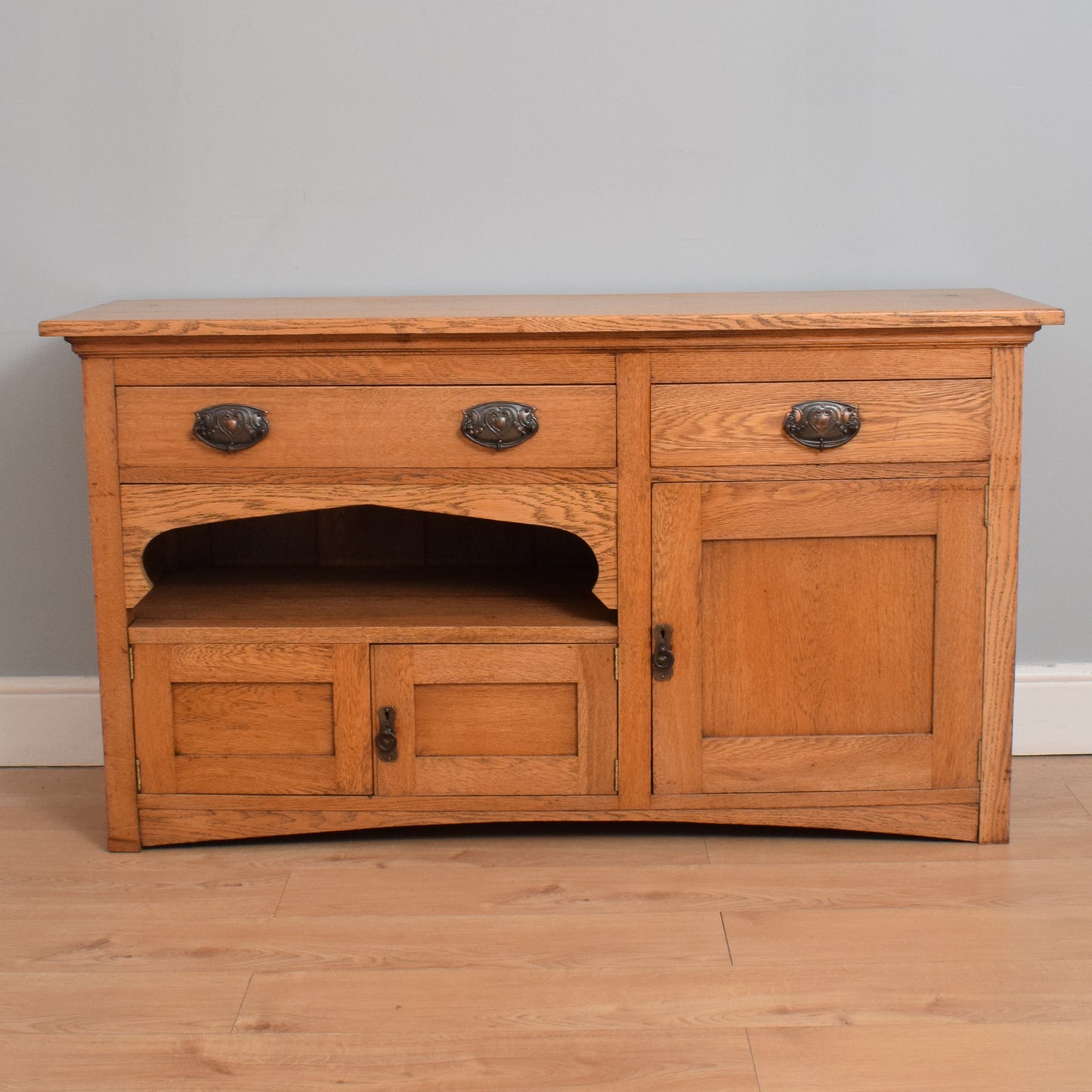 Restored 'Arts and Crafts' Oak Sideboard