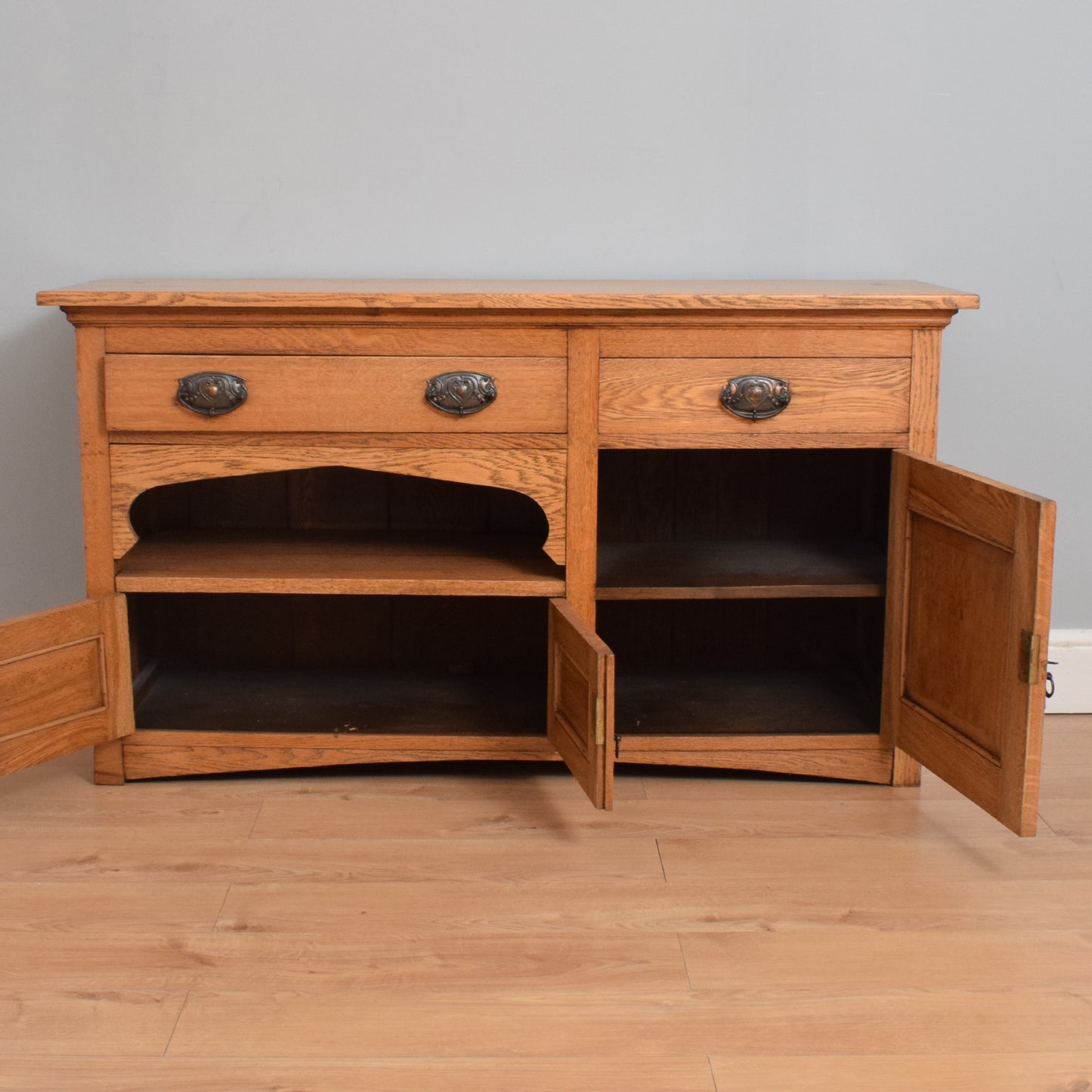 Restored 'Arts and Crafts' Oak Sideboard