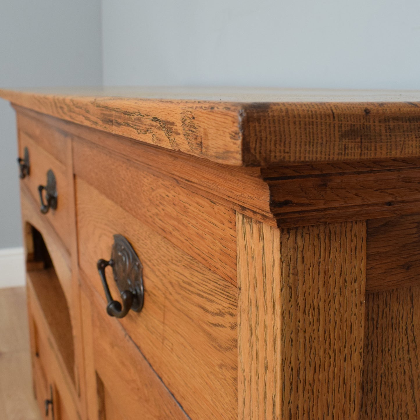 Restored 'Arts and Crafts' Oak Sideboard