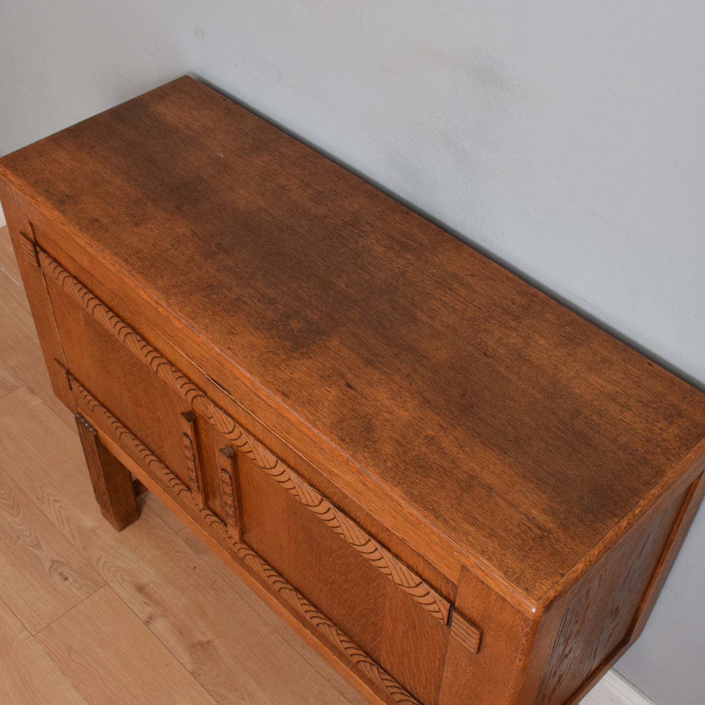Oak Art-Deco Style Sideboard
