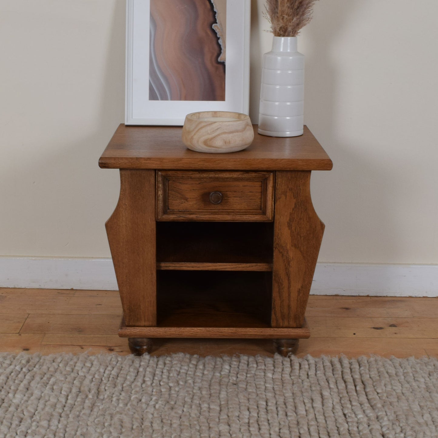 Oak Magazine Rack
