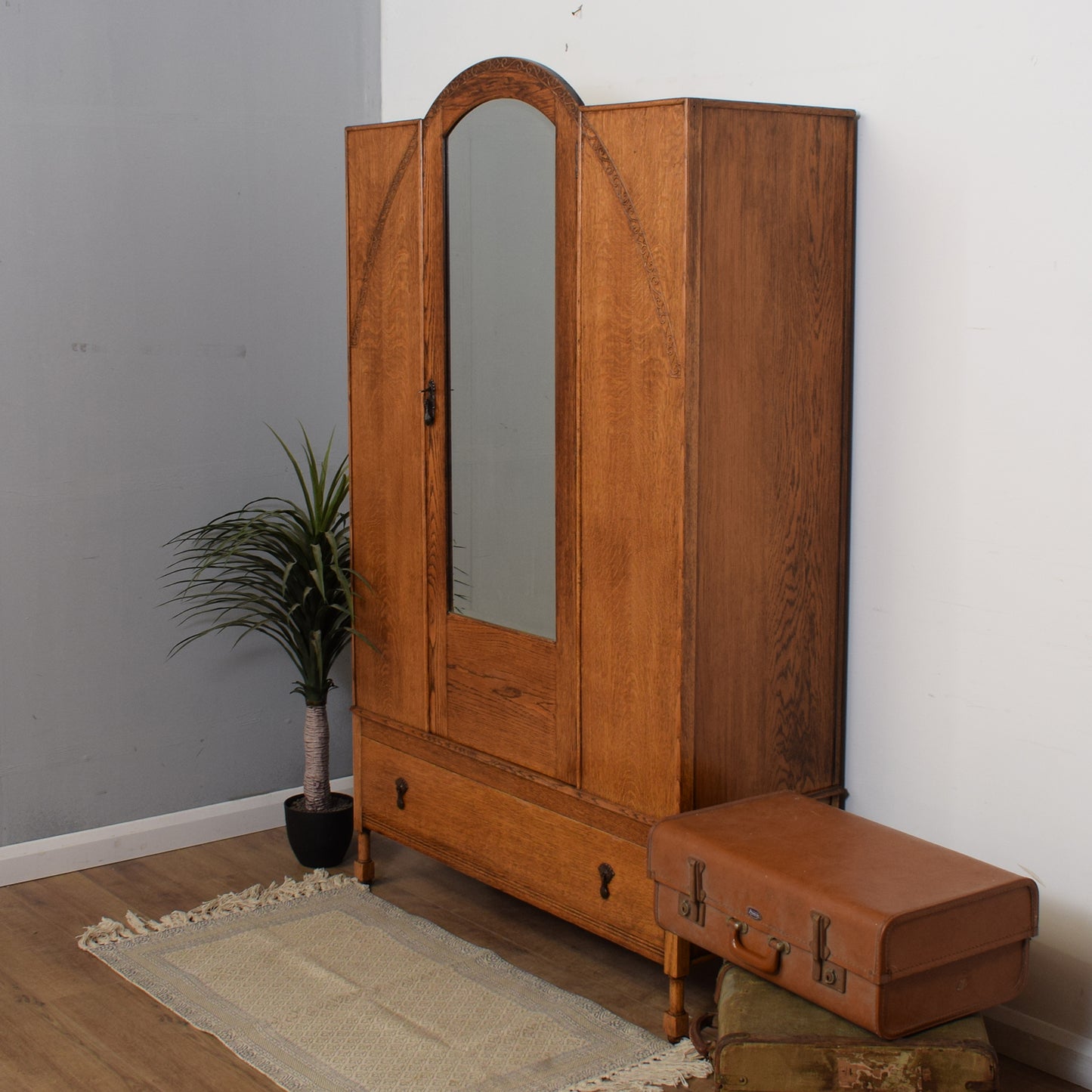Restored Oak Hallrobe