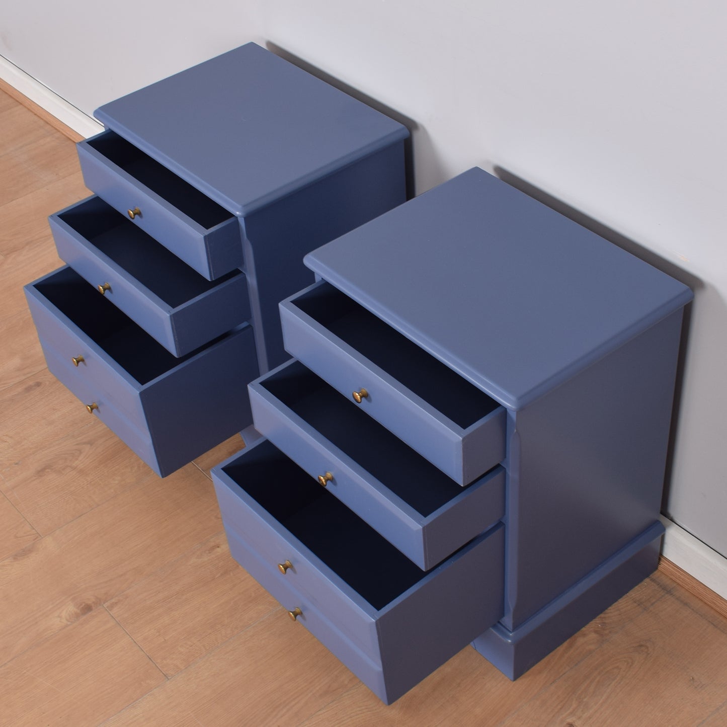 Pair of Painted Bedside Cabinets