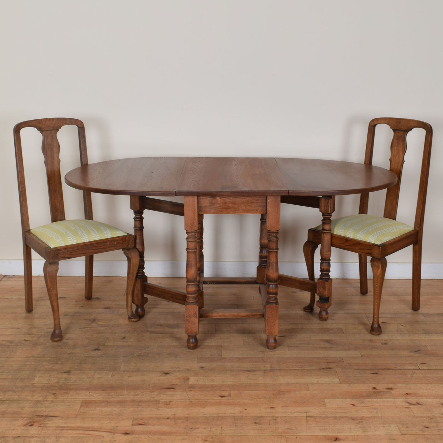 Drop Leaf Table and Two Chairs