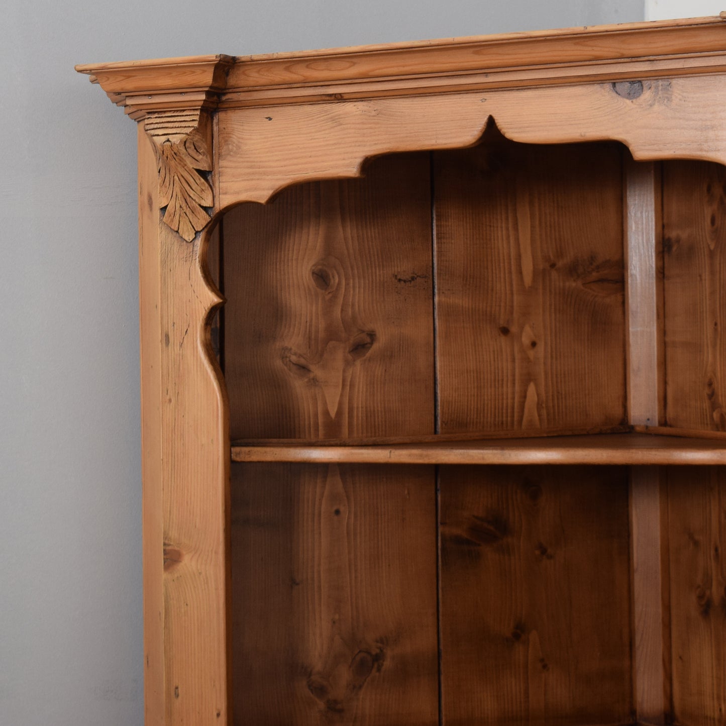 Large Solid Pine Corner Unit