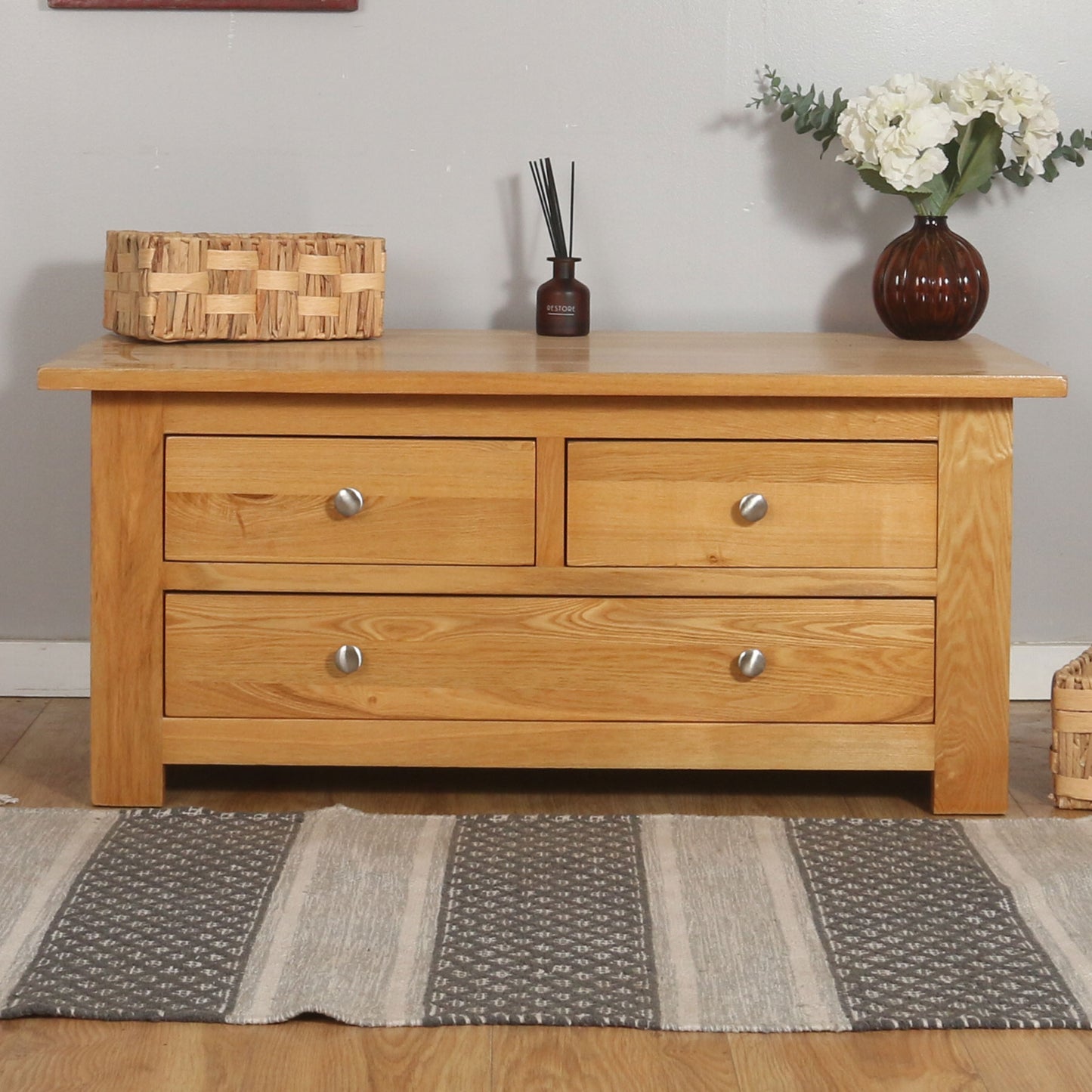 Modern Oak TV Cabinet