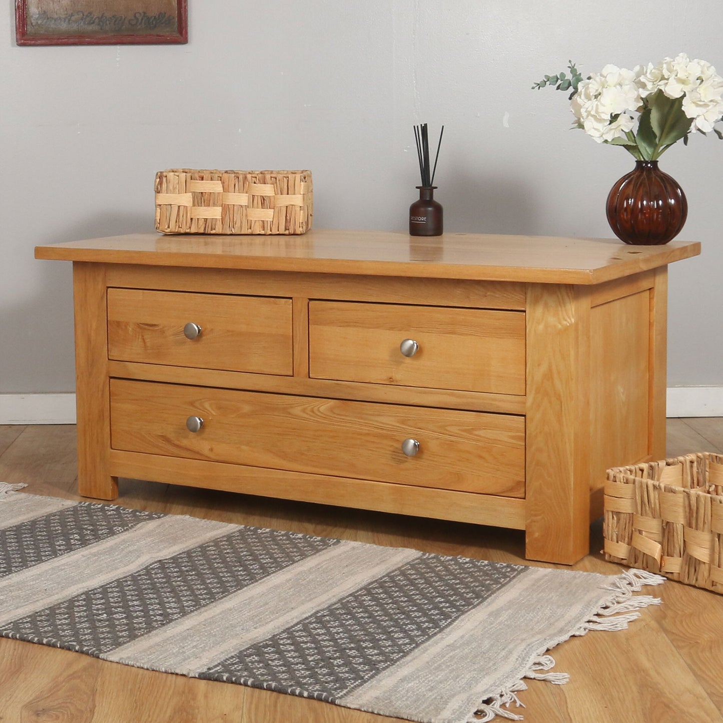 Modern Oak TV Cabinet