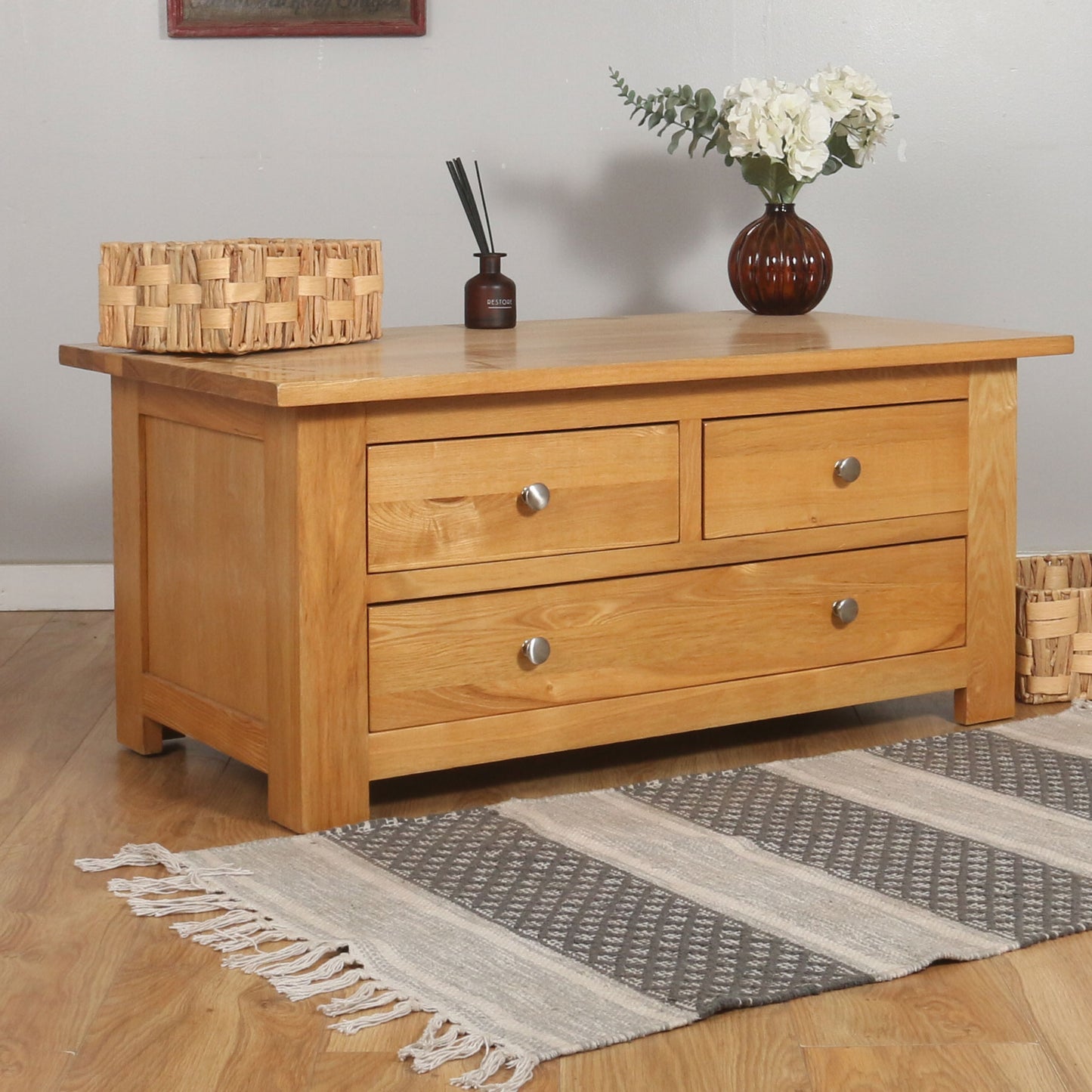 Modern Oak TV Cabinet