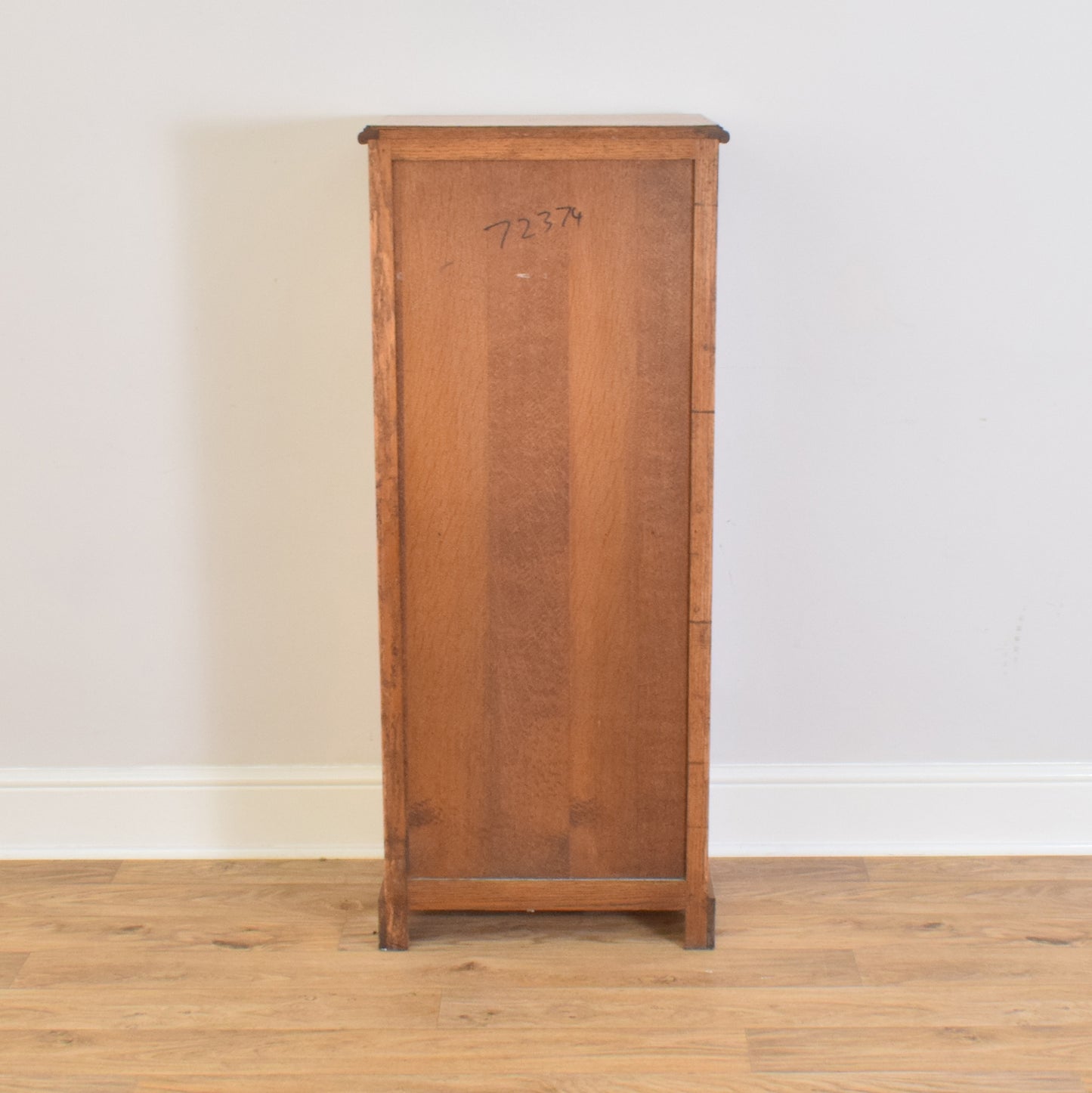Restored Oak Wellington Chest