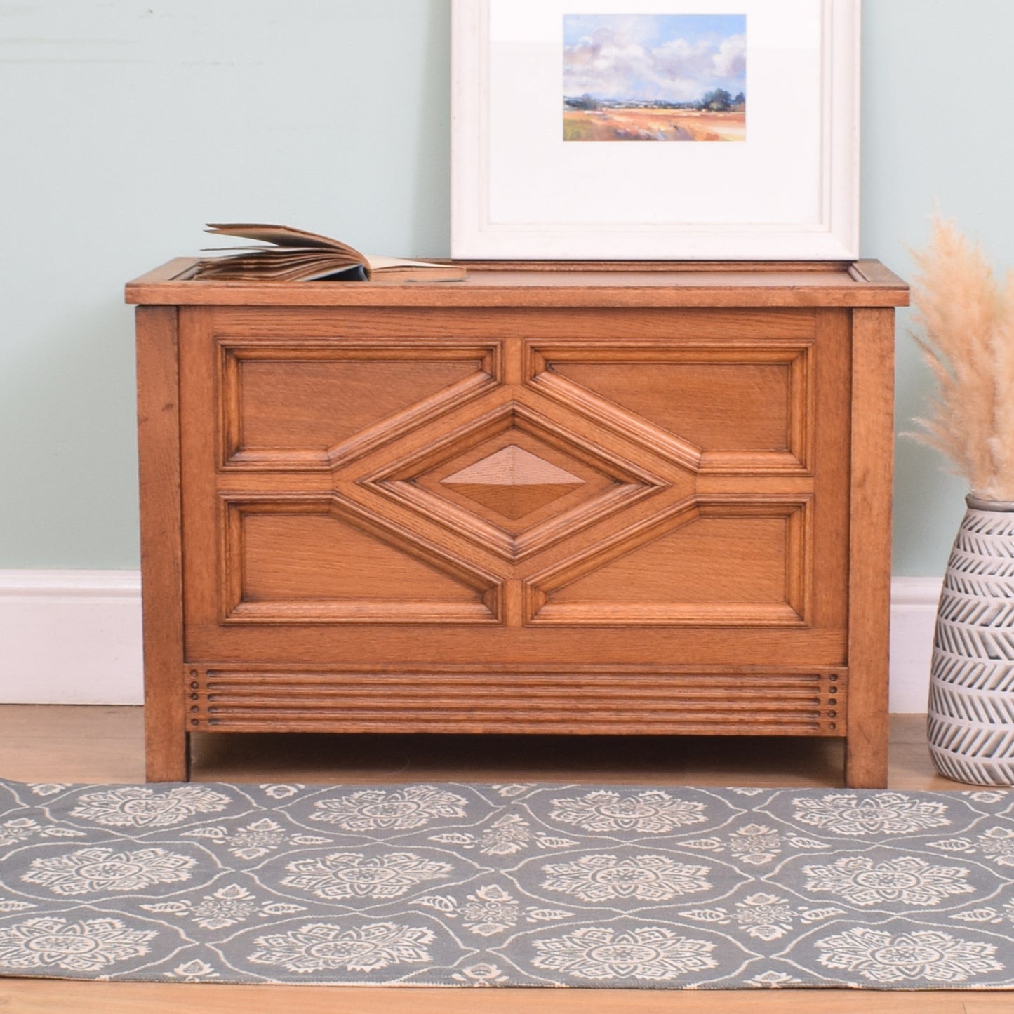 Restored Oak Blanket Box