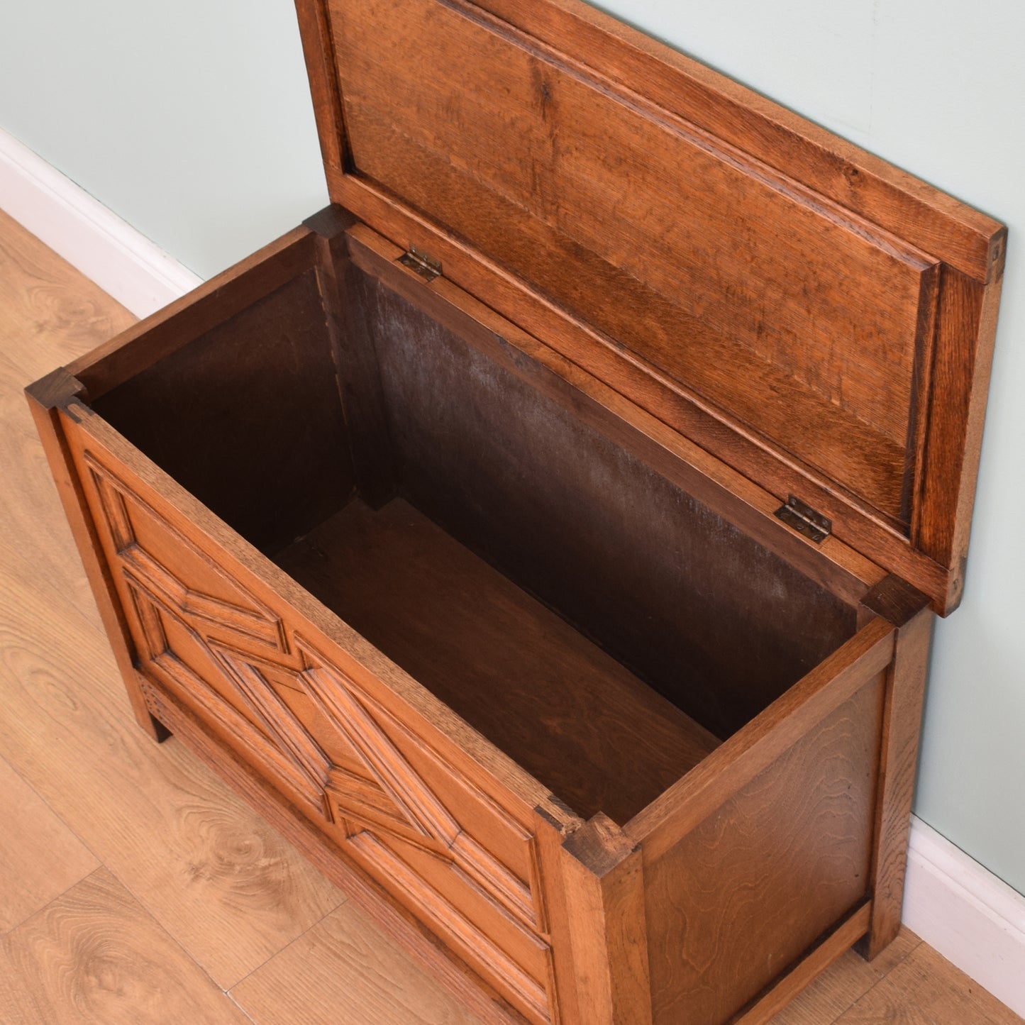 Restored Oak Blanket Box