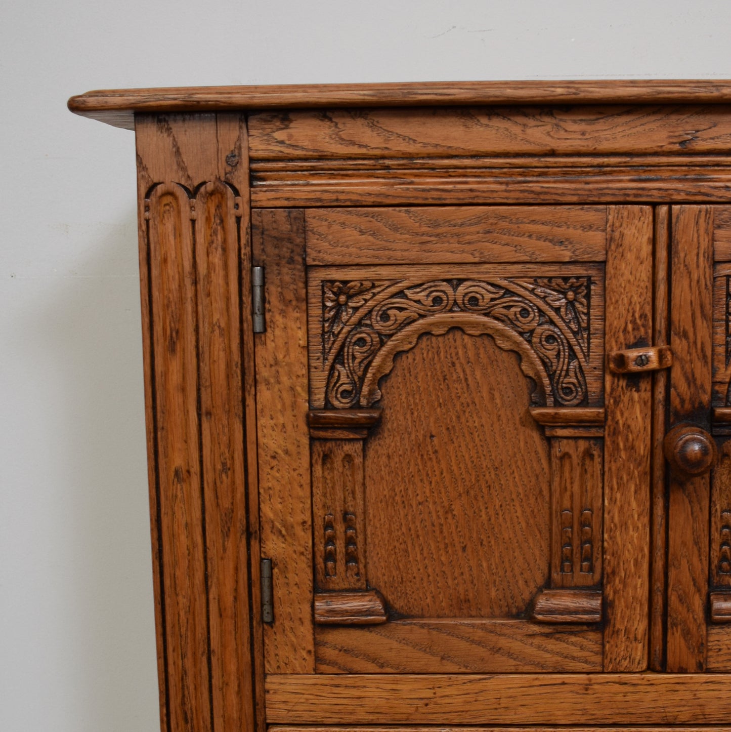 Carved Oak Cabinet