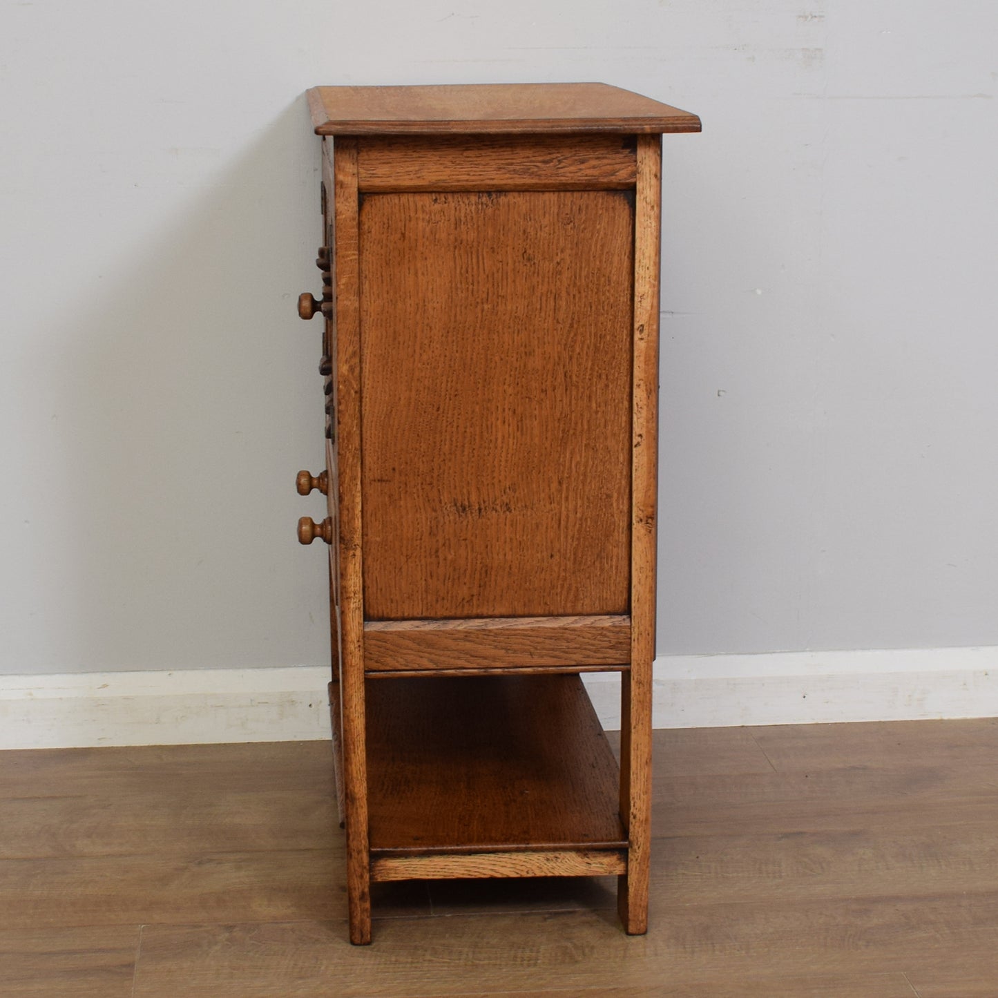Carved Oak Cabinet