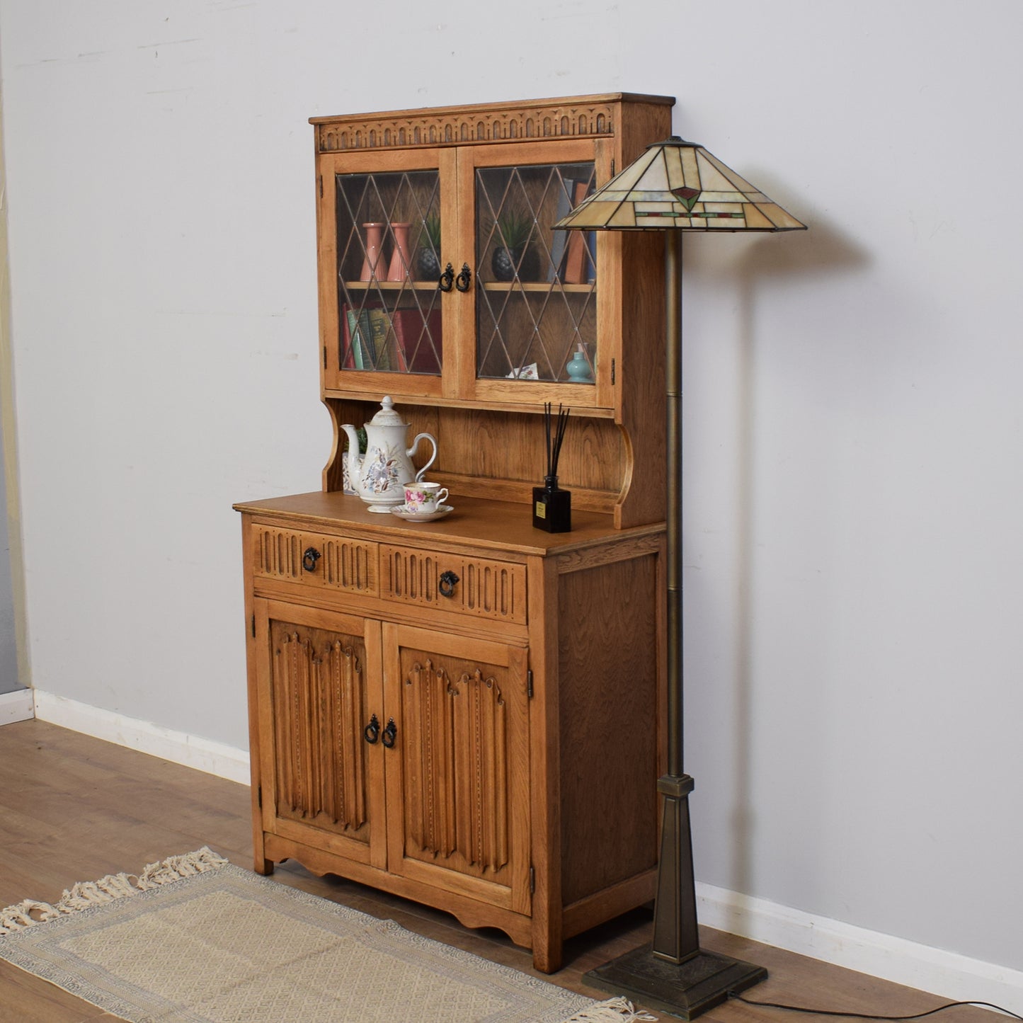 Restored Leaded-Glazed Dresser