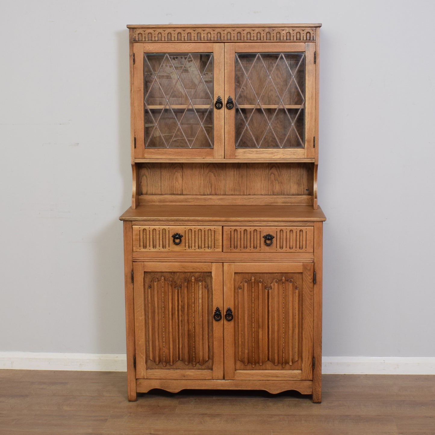 Restored Leaded-Glazed Dresser