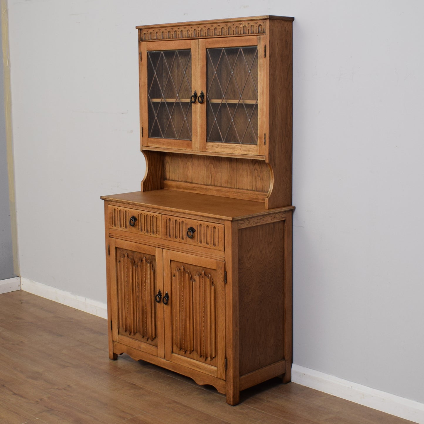 Restored Leaded-Glazed Dresser
