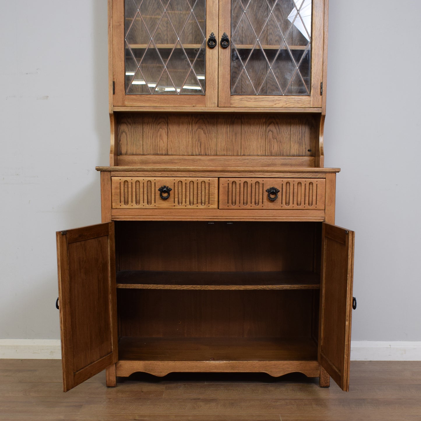 Restored Leaded-Glazed Dresser