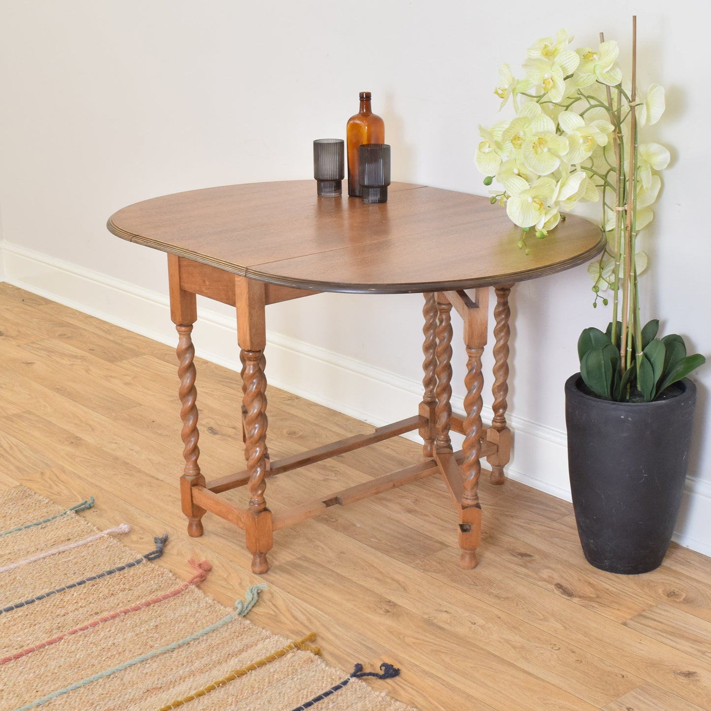 Oak Drop-Leaf Table