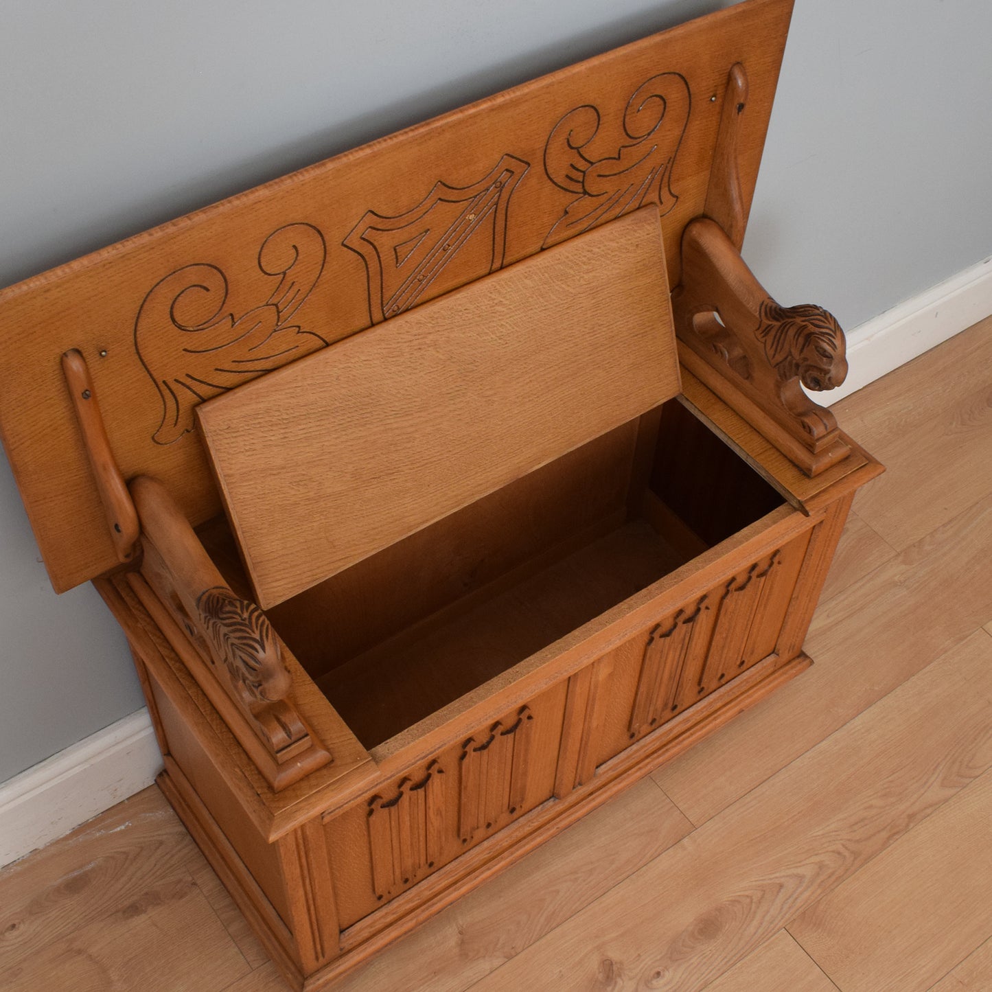 Classic Oak Monks Bench