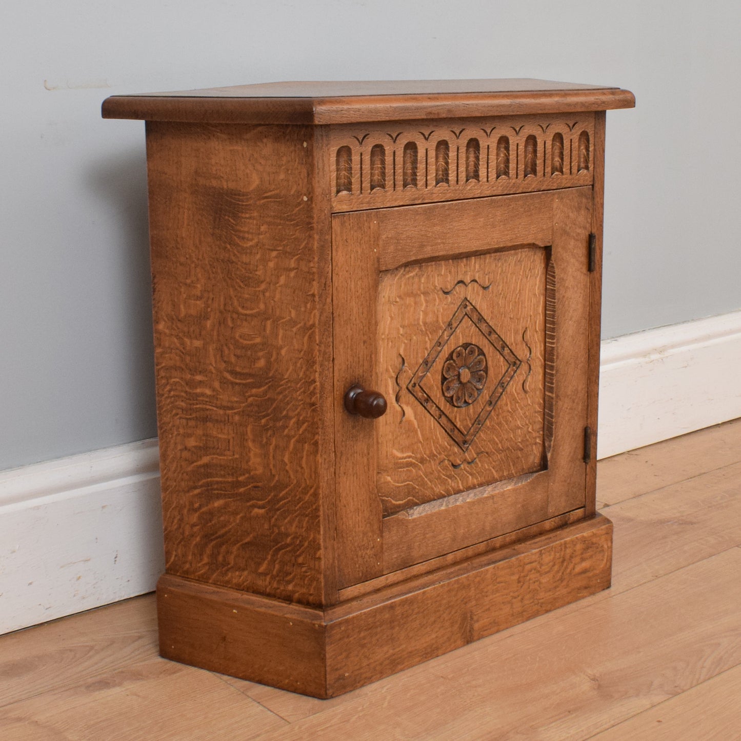 Small Restored Oak Cabinet