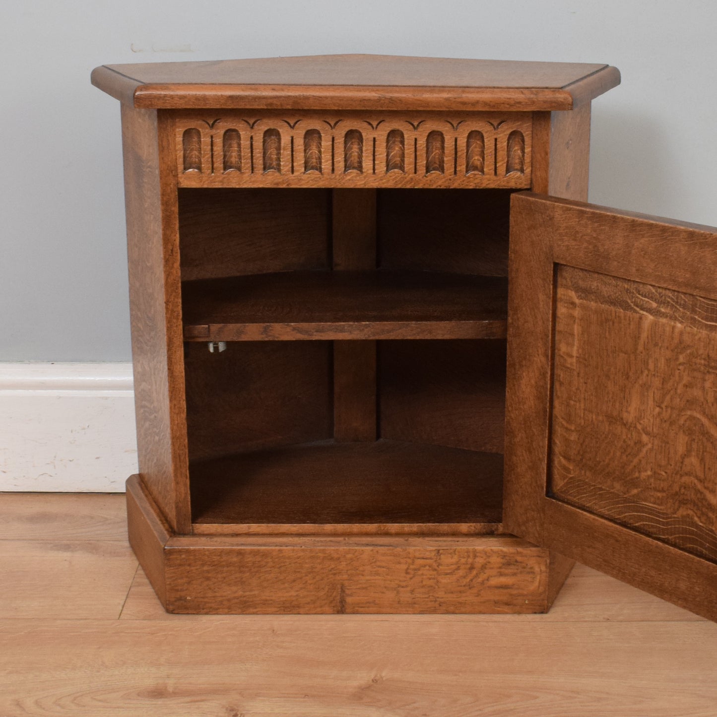 Small Restored Oak Cabinet