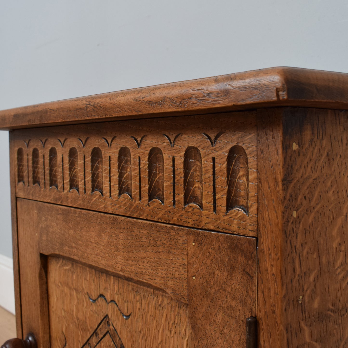 Small Restored Oak Cabinet