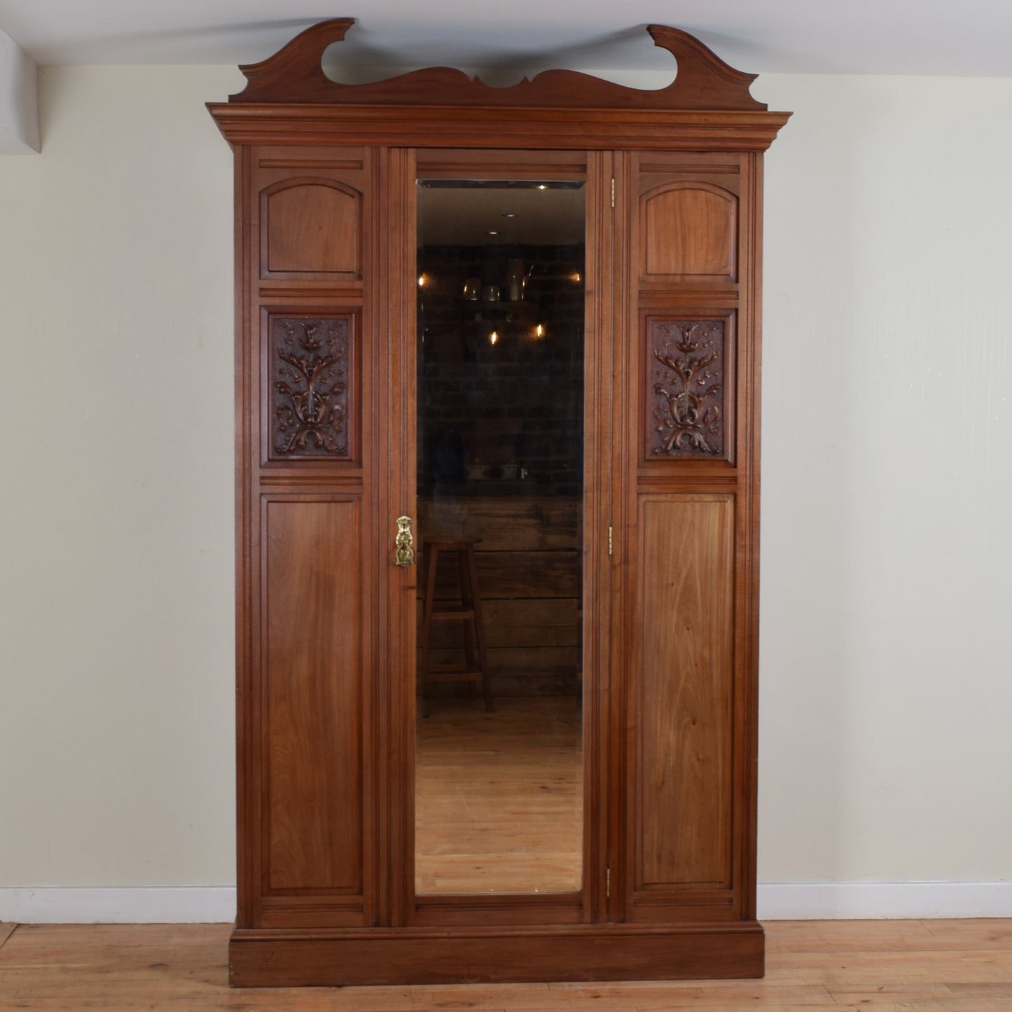 Mirrored Oak Hall Robe