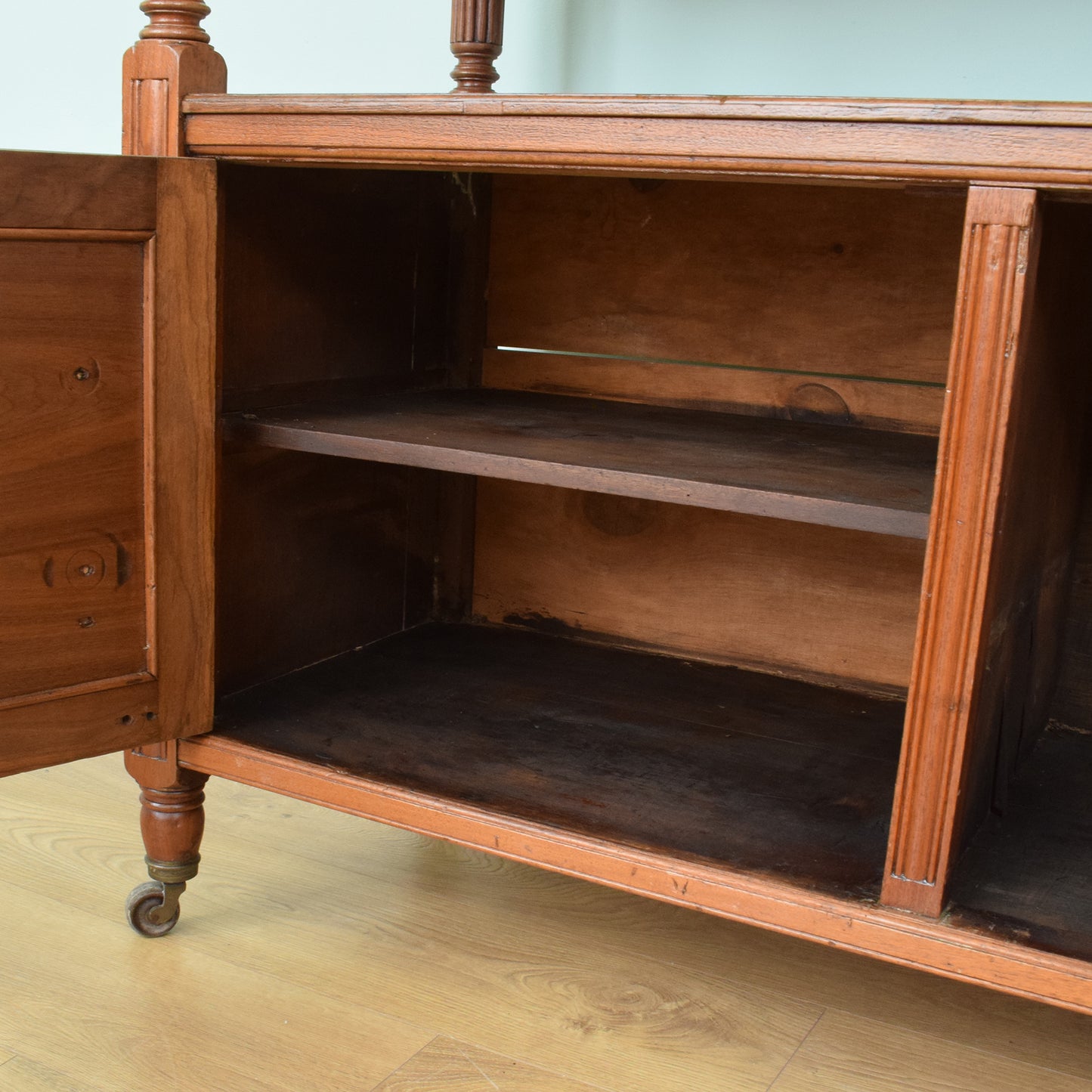 Mahogany Sideboard with Intricate Carvings